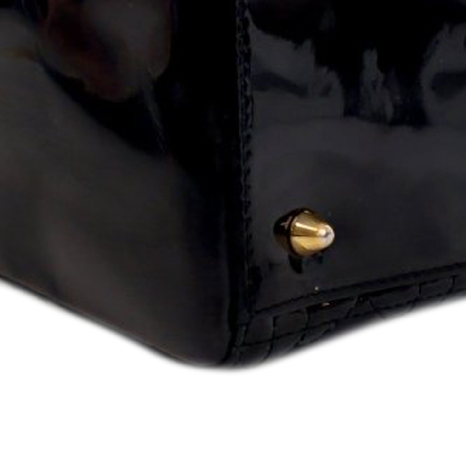 Dior Medium Patent Cannage Lady Dior