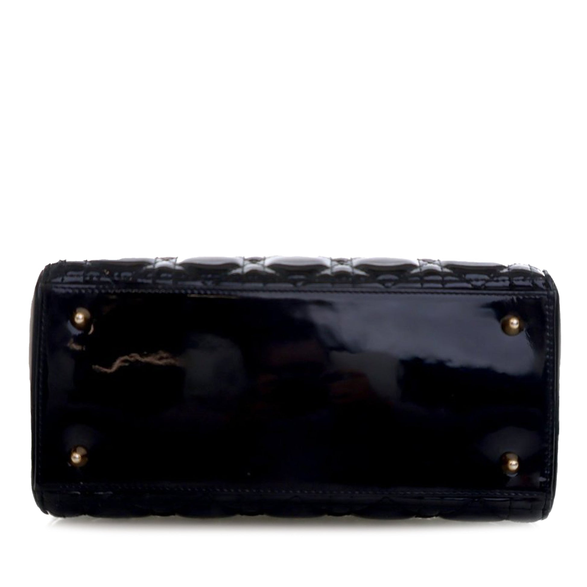 Dior Medium Patent Cannage Lady Dior