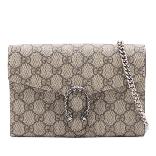 Gucci GG Supreme Dionysus Wallet on Chain