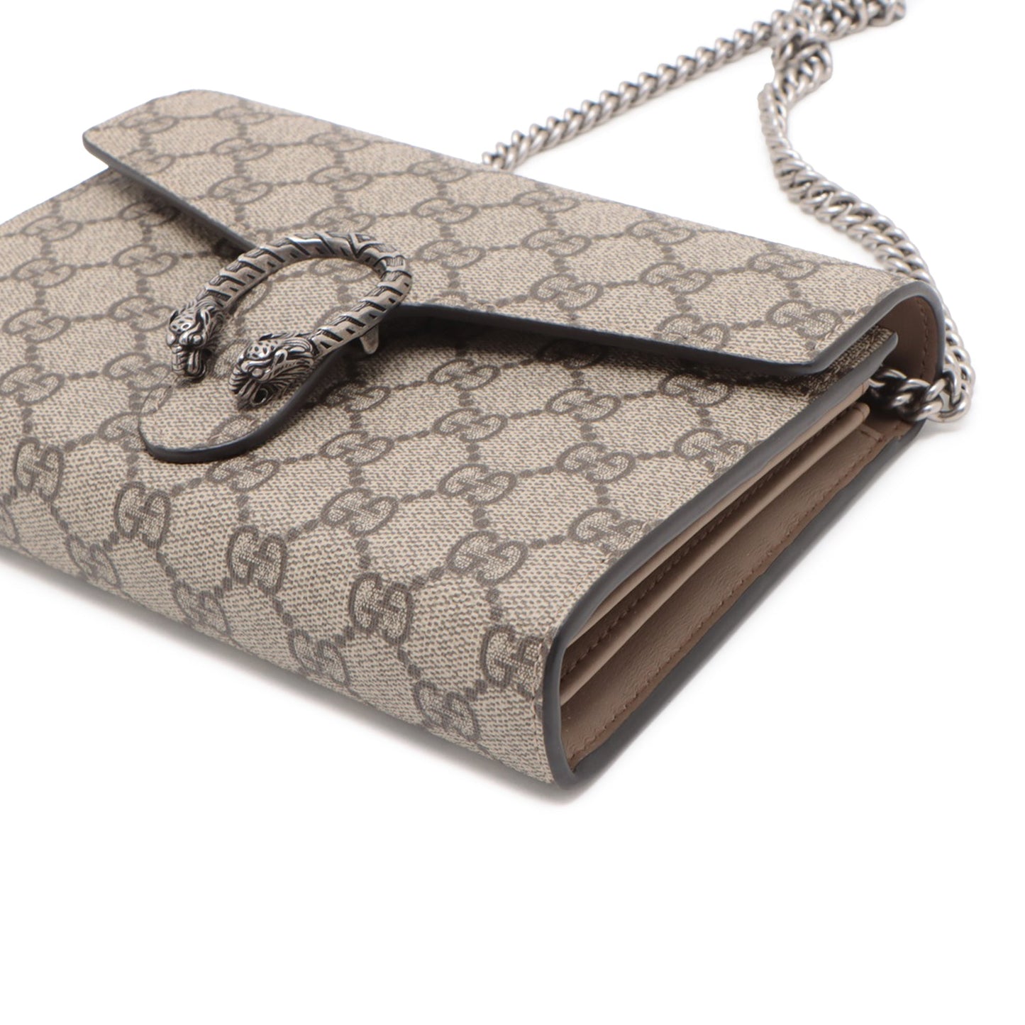 Gucci GG Supreme Dionysus Wallet on Chain