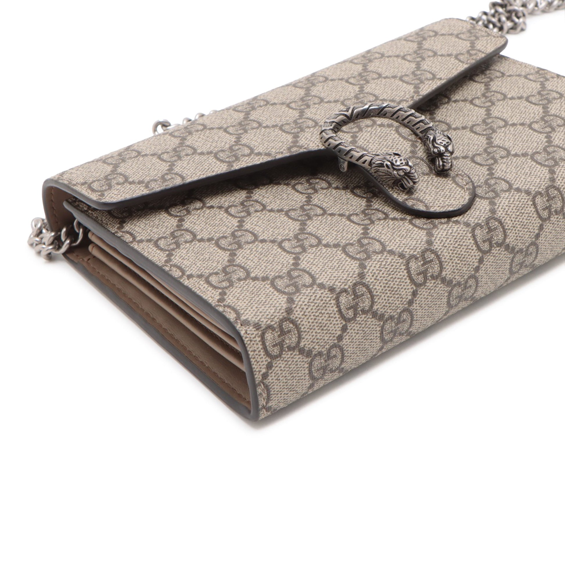 Gucci GG Supreme Dionysus Wallet on Chain