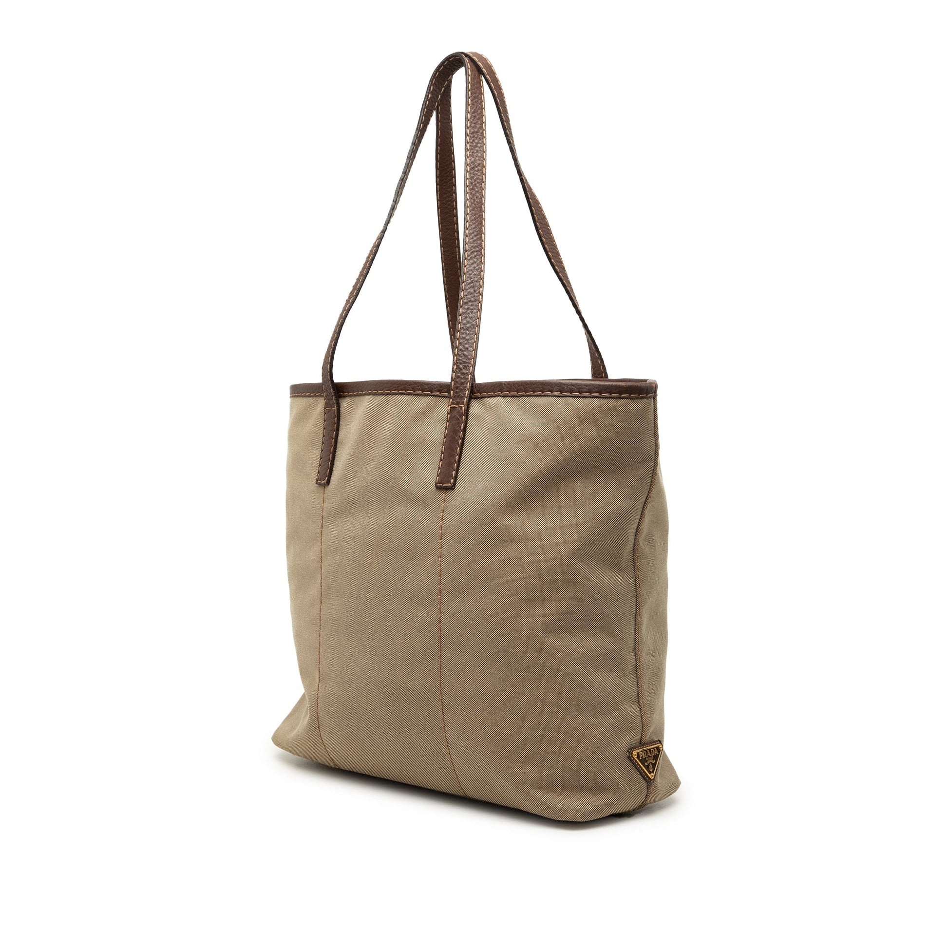 Prada Canvas Canapa Logo Tote