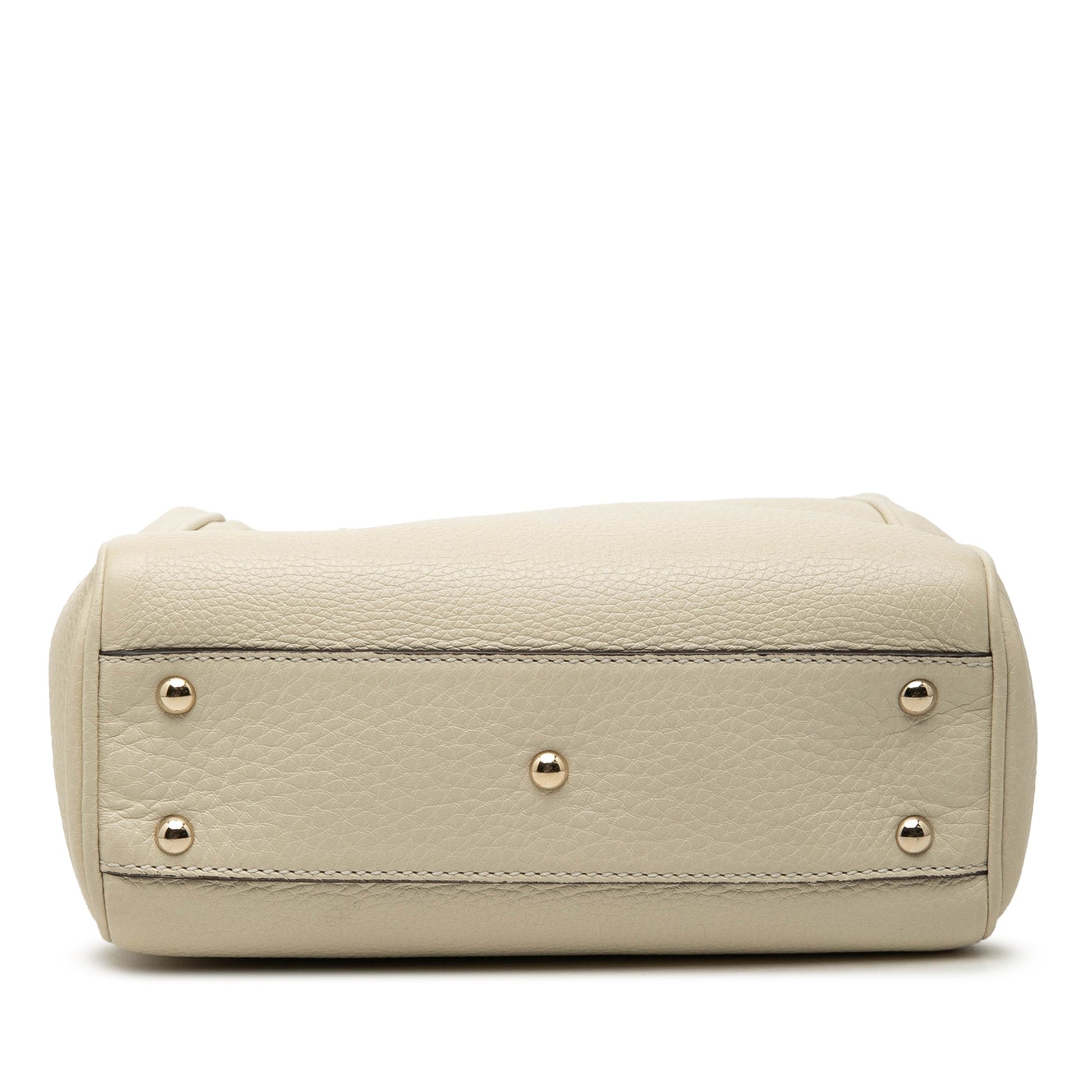 Gucci Mini Calfskin Bamboo Shopper Satchel