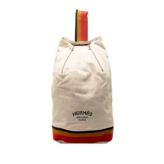 Hermès Toile Chevron Cavalier Sling Bag