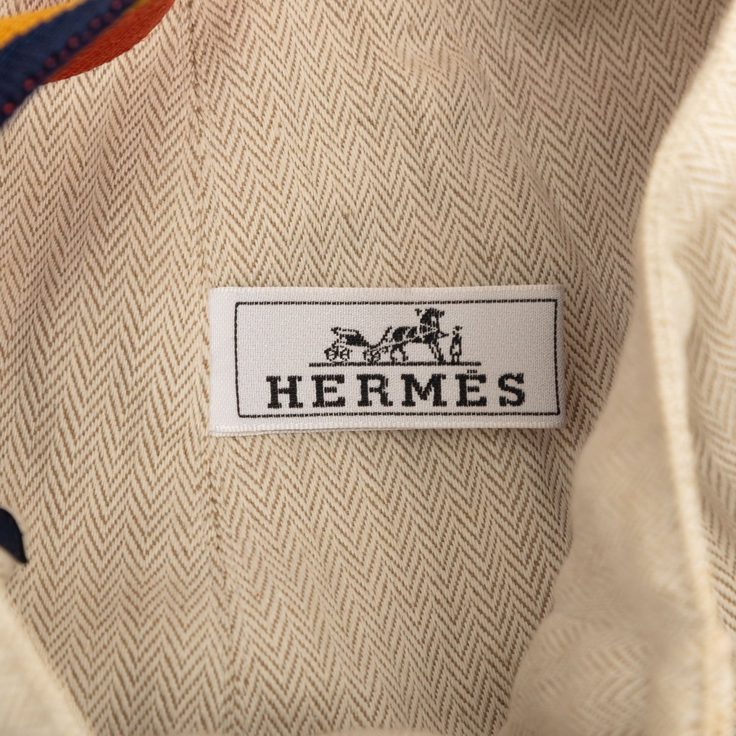 Hermès Toile Chevron Cavalier Sling Bag