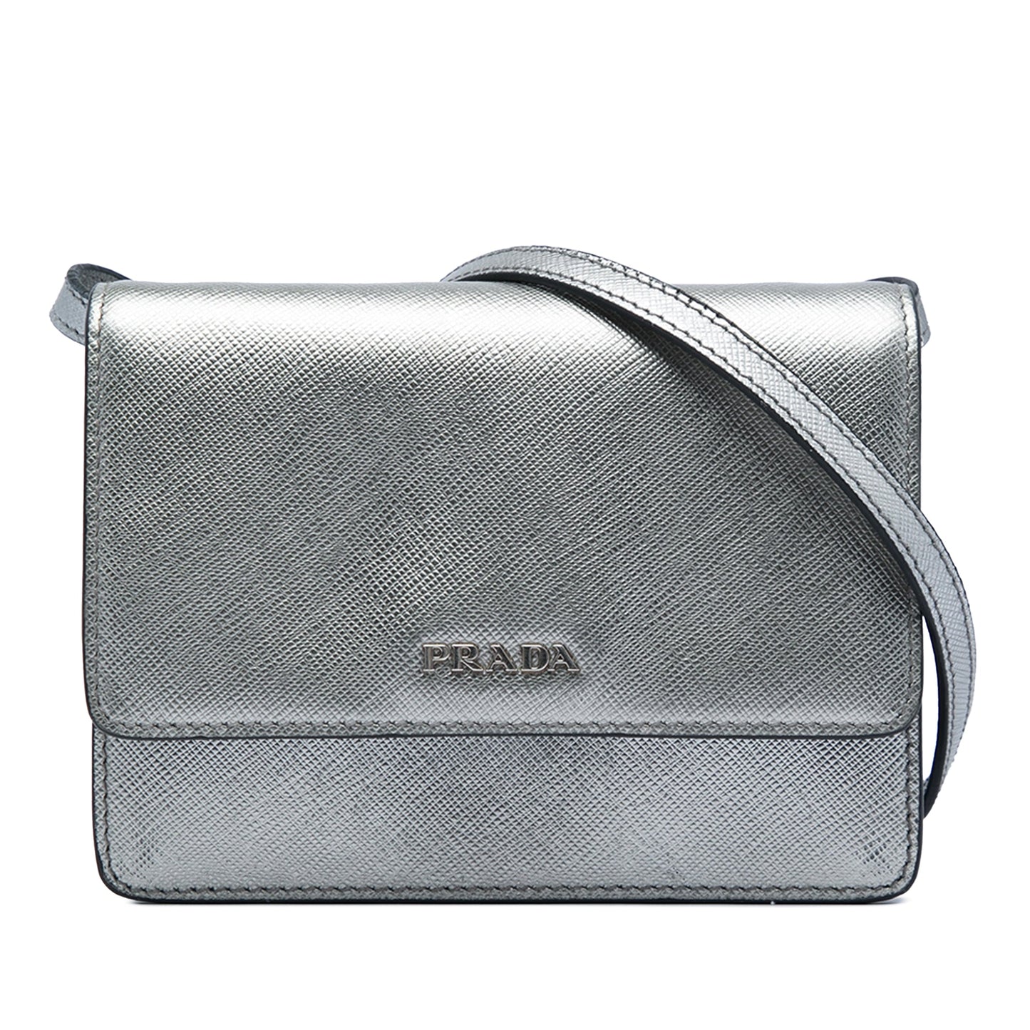 Prada Saffiano Wallet on Strap