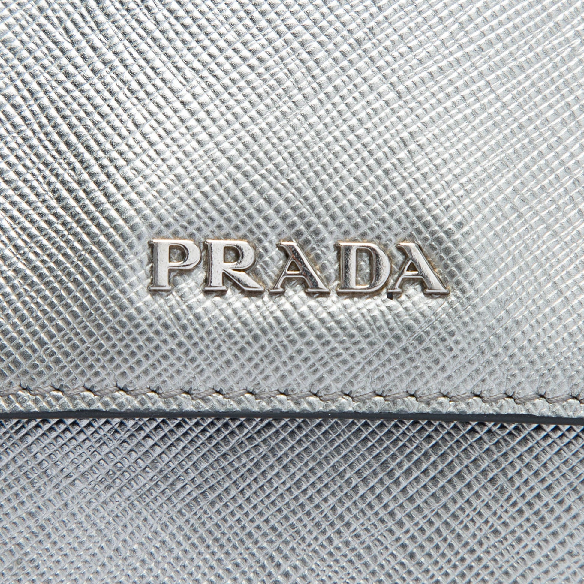Prada Saffiano Wallet on Strap