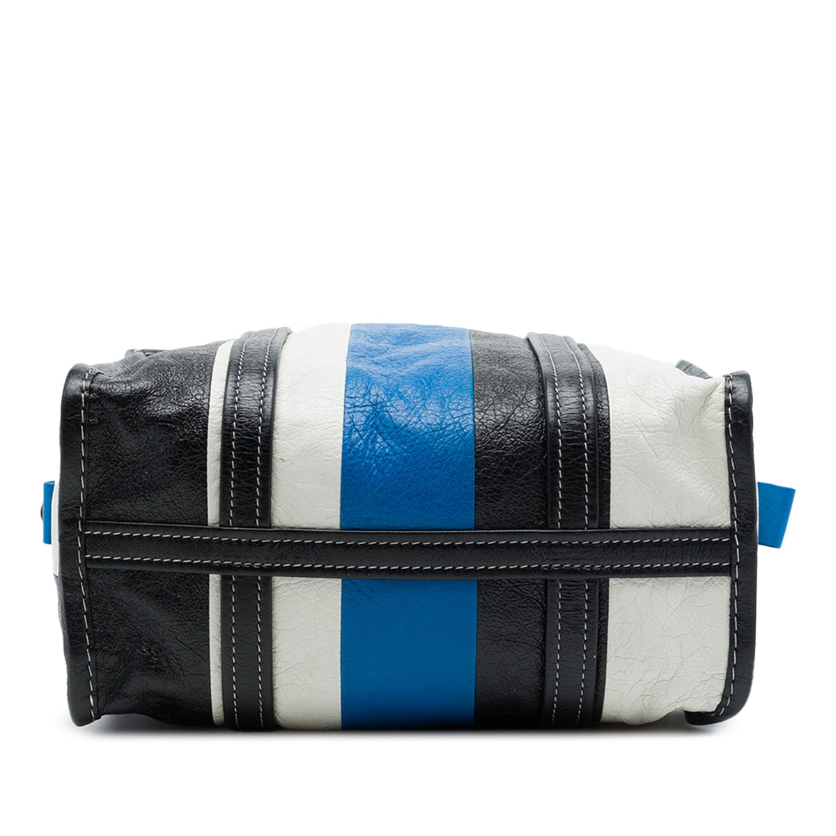 Balenciaga Lambskin Bazar Shopper Satchel S — Blue