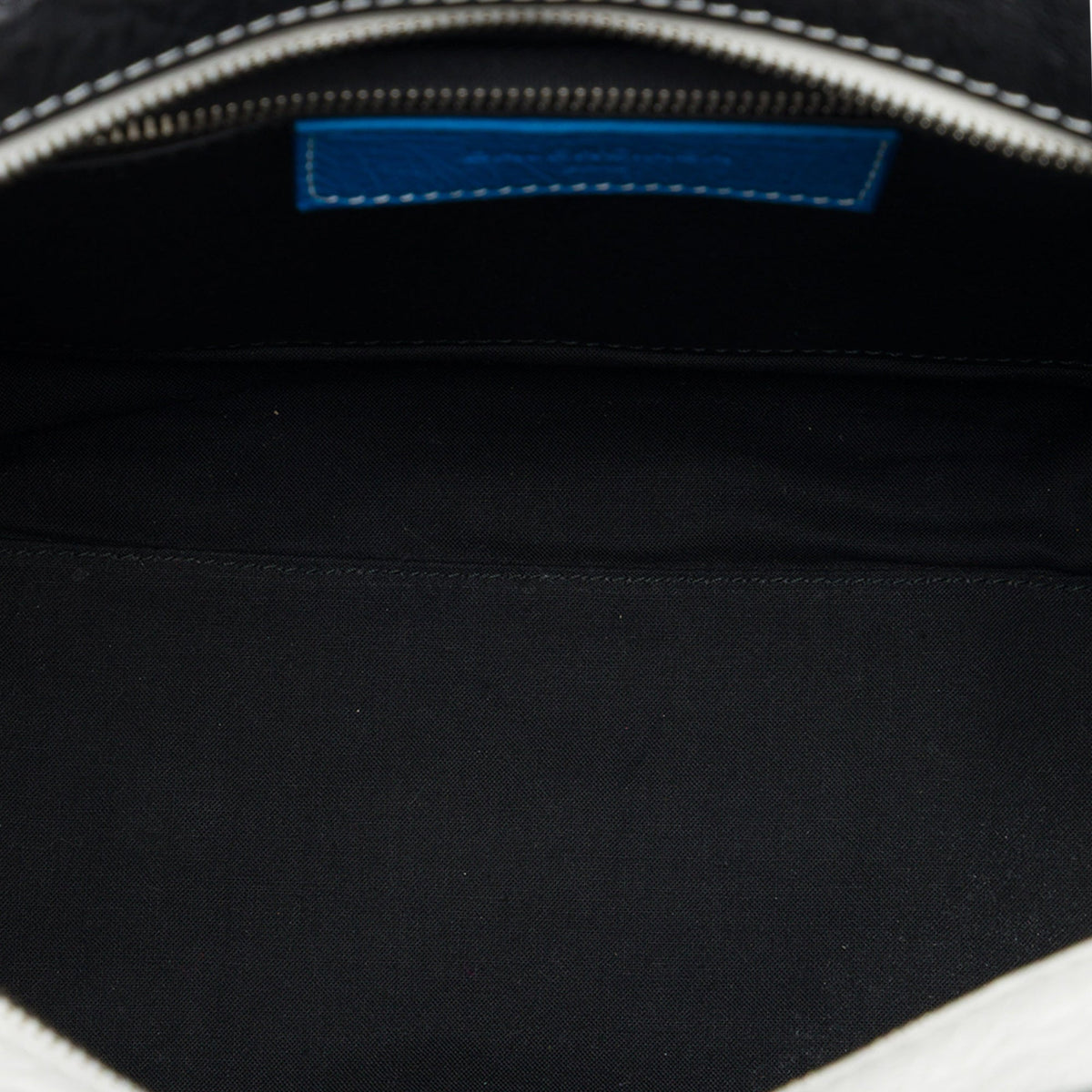 Balenciaga Lambskin Bazar Shopper Satchel S — Blue