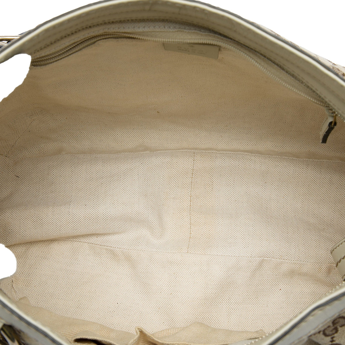 Gucci GG Canvas Sukey Crossbody — Beige