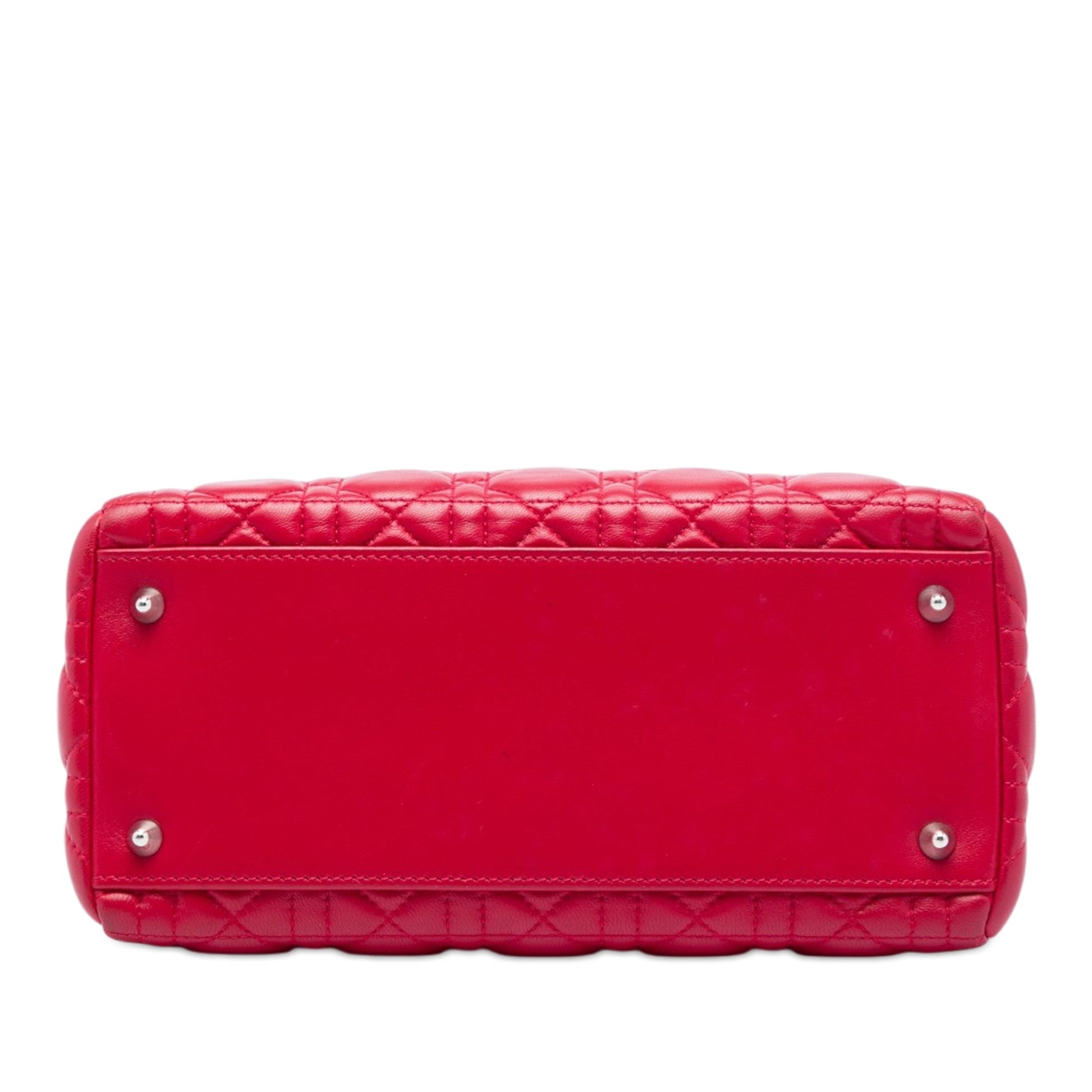 Dior Medium Calfskin Cannage Lady Dior