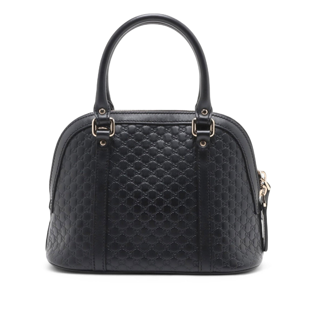 Gucci Mini Microguccissima Dome Satchel — Black