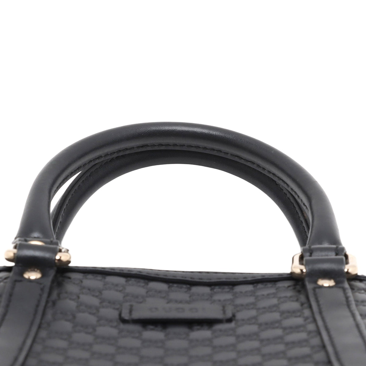 Gucci Mini Microguccissima Dome Satchel — Black