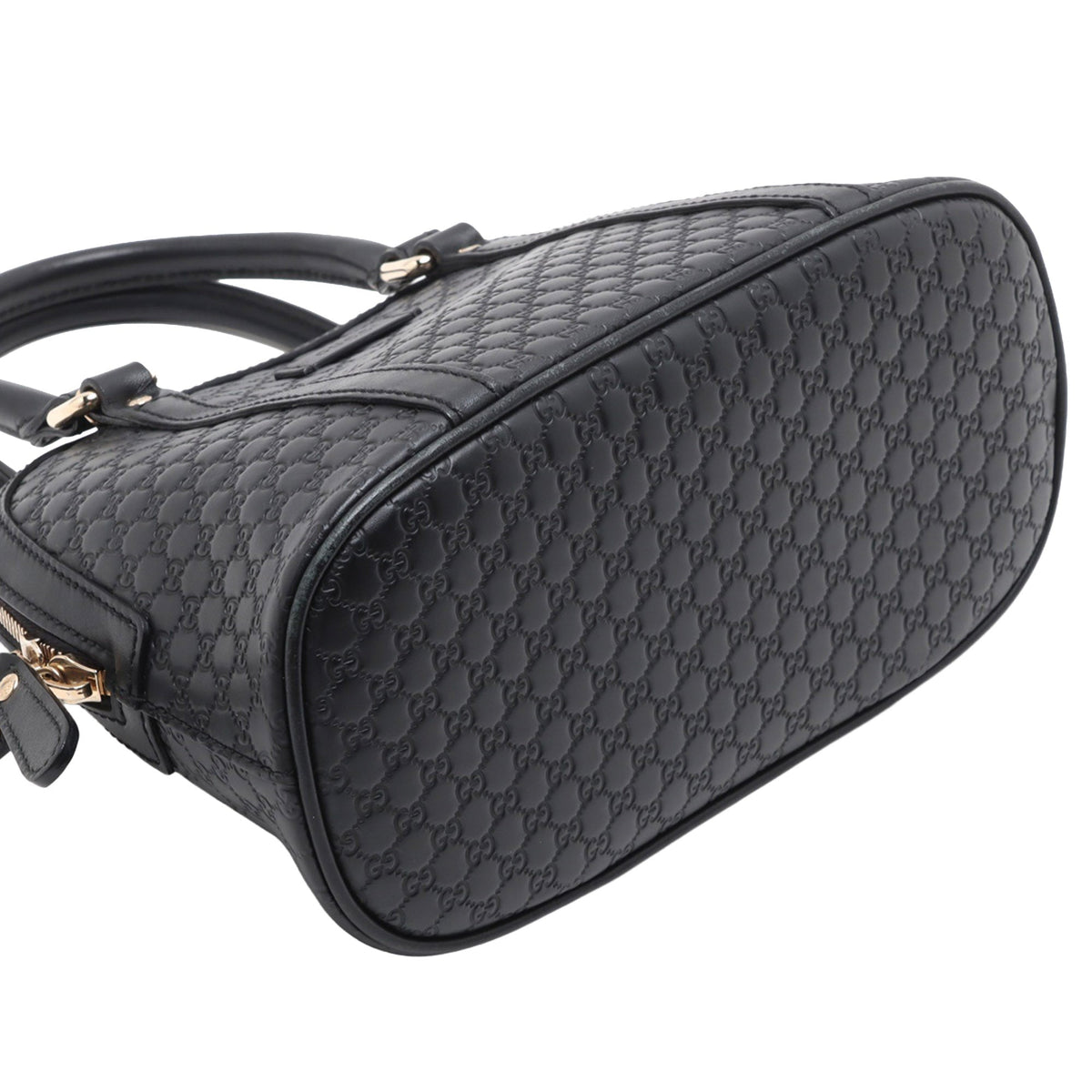 Gucci Mini Microguccissima Dome Satchel — Black