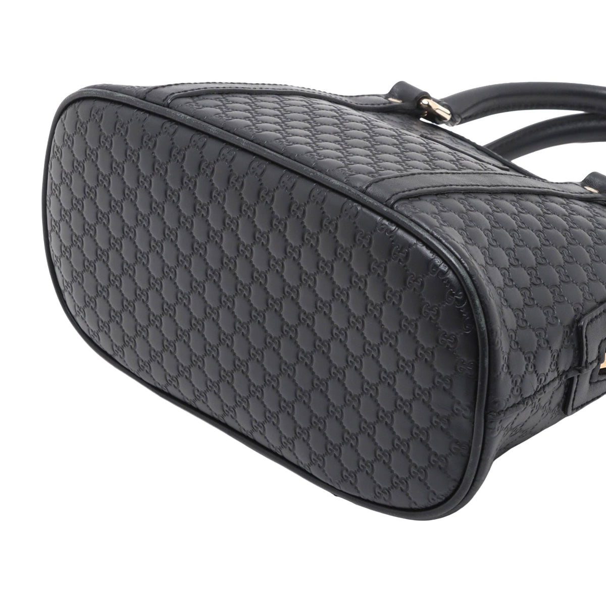 Gucci Mini Microguccissima Dome Satchel — Black