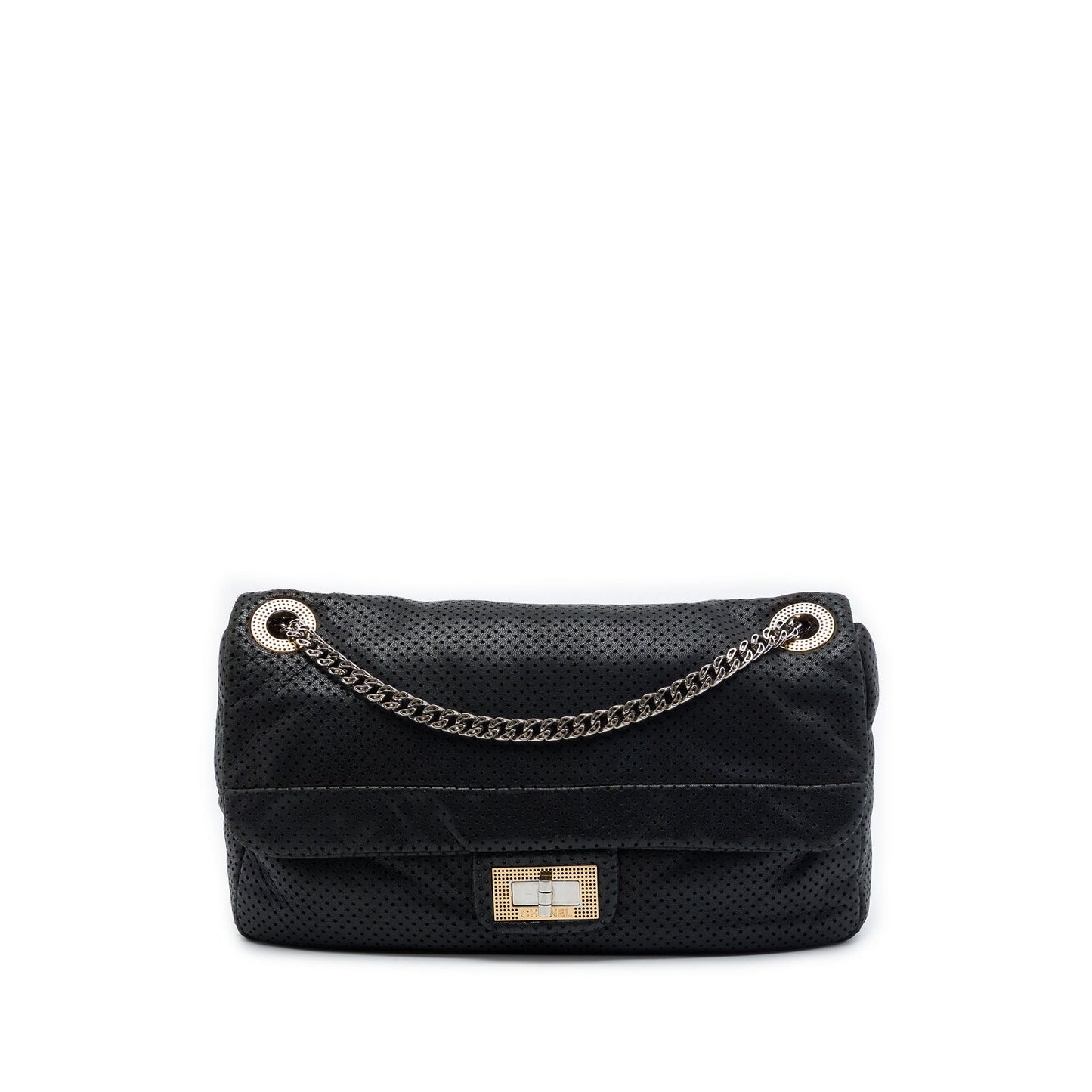 Chanel Medium Perforated Calfskin Reissue 2.55 Drill Flap