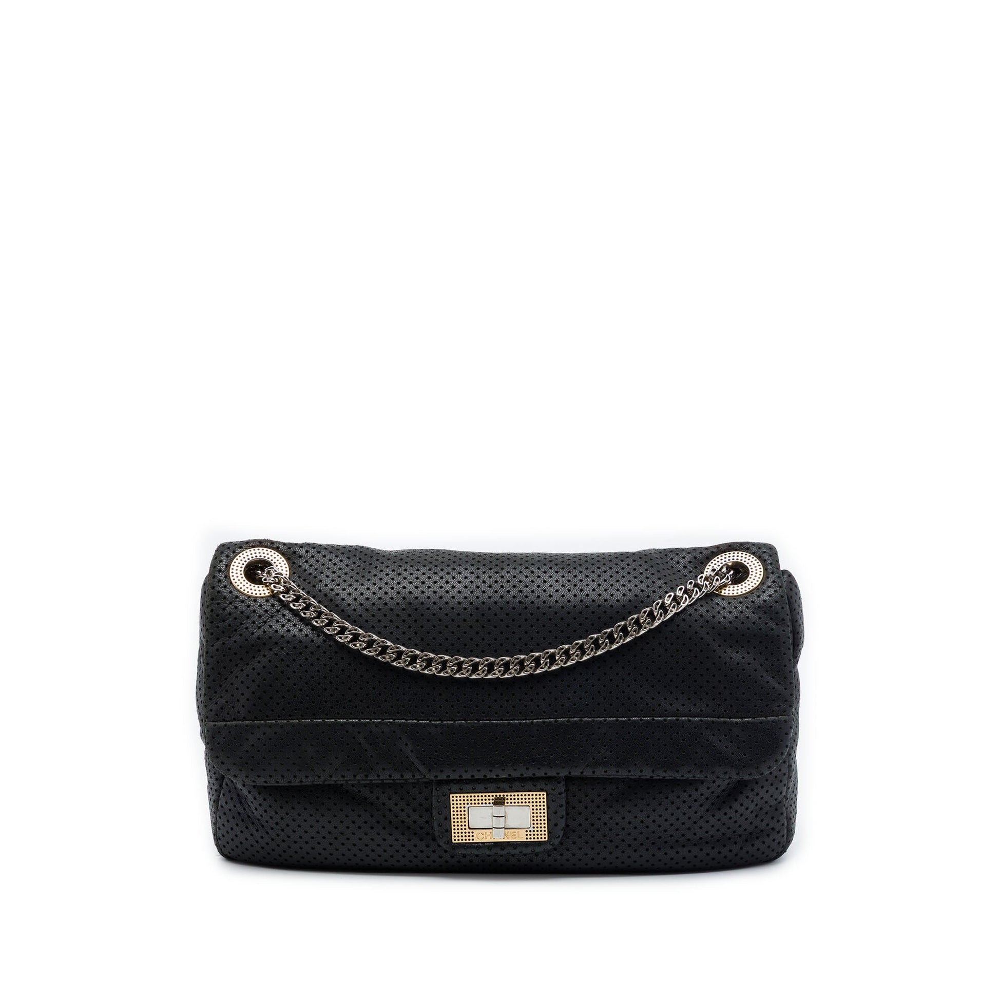 Chanel Medium Perforated Calfskin Reissue 2.55 Drill Flap