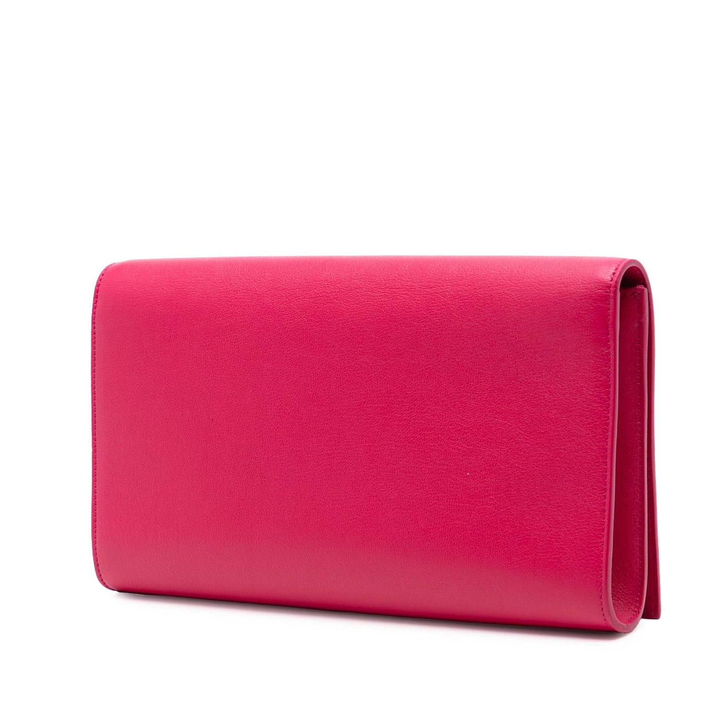 Saint Laurent Large Leather Monogram Belle De Jour Clutch