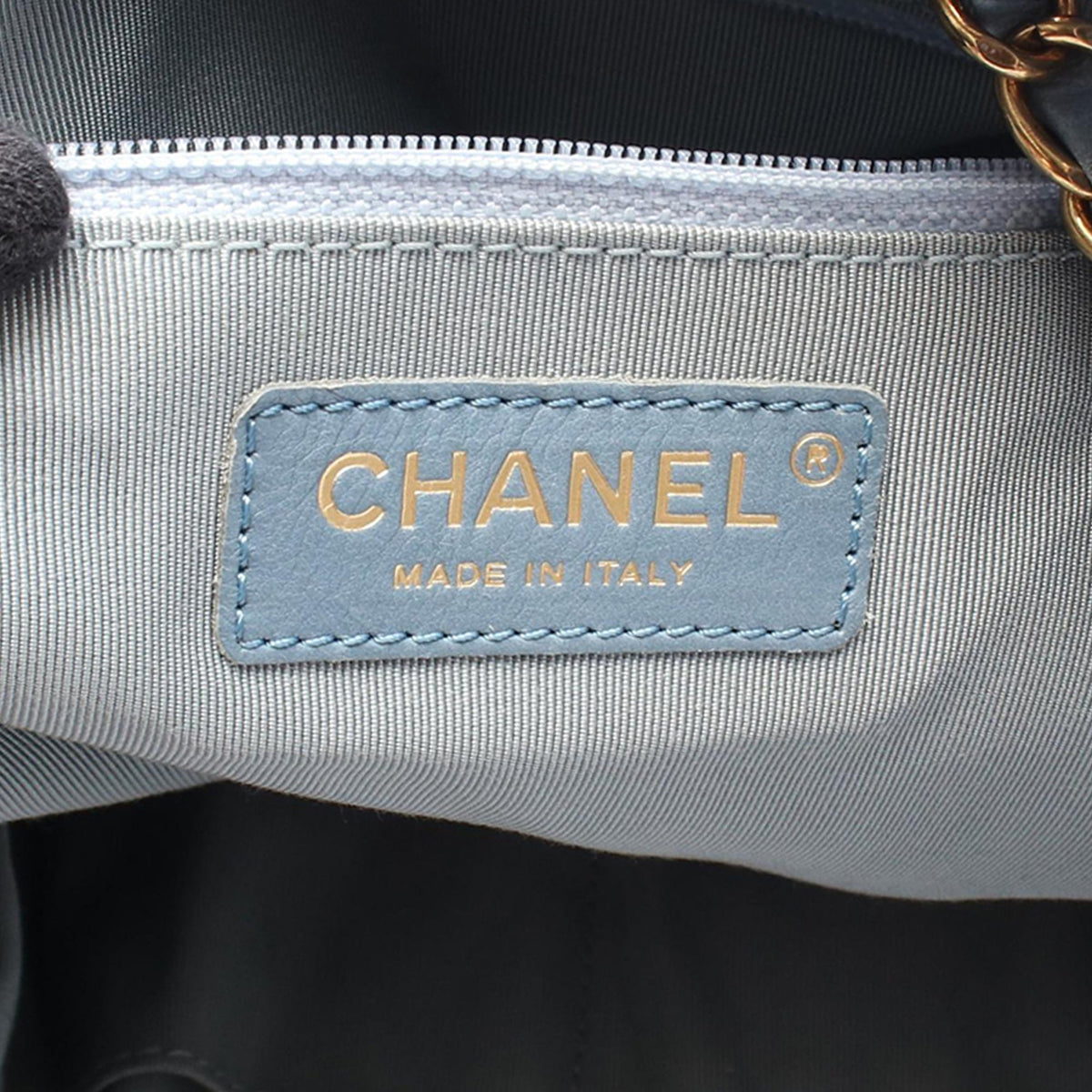 Chanel Quilted Washed Denim Urban Spirit Bucket Bag