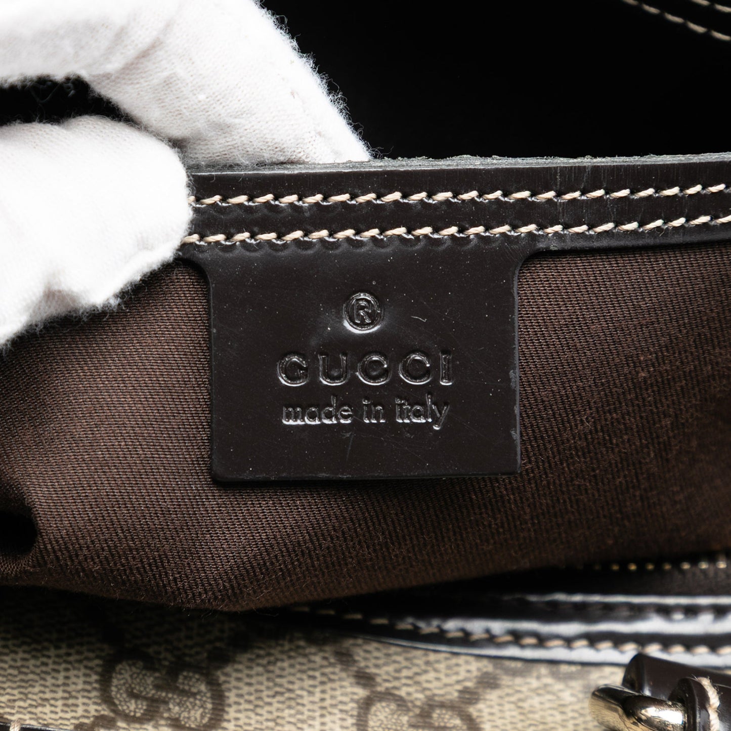 Gucci Medium GG Supreme Joy Boston Bag