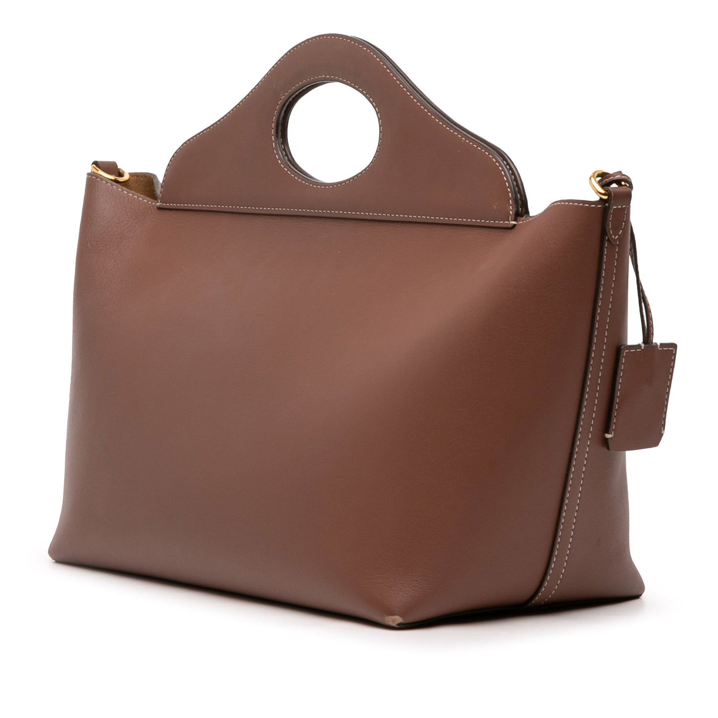 Burberry Medium Calfskin Soft Pocket Satchel