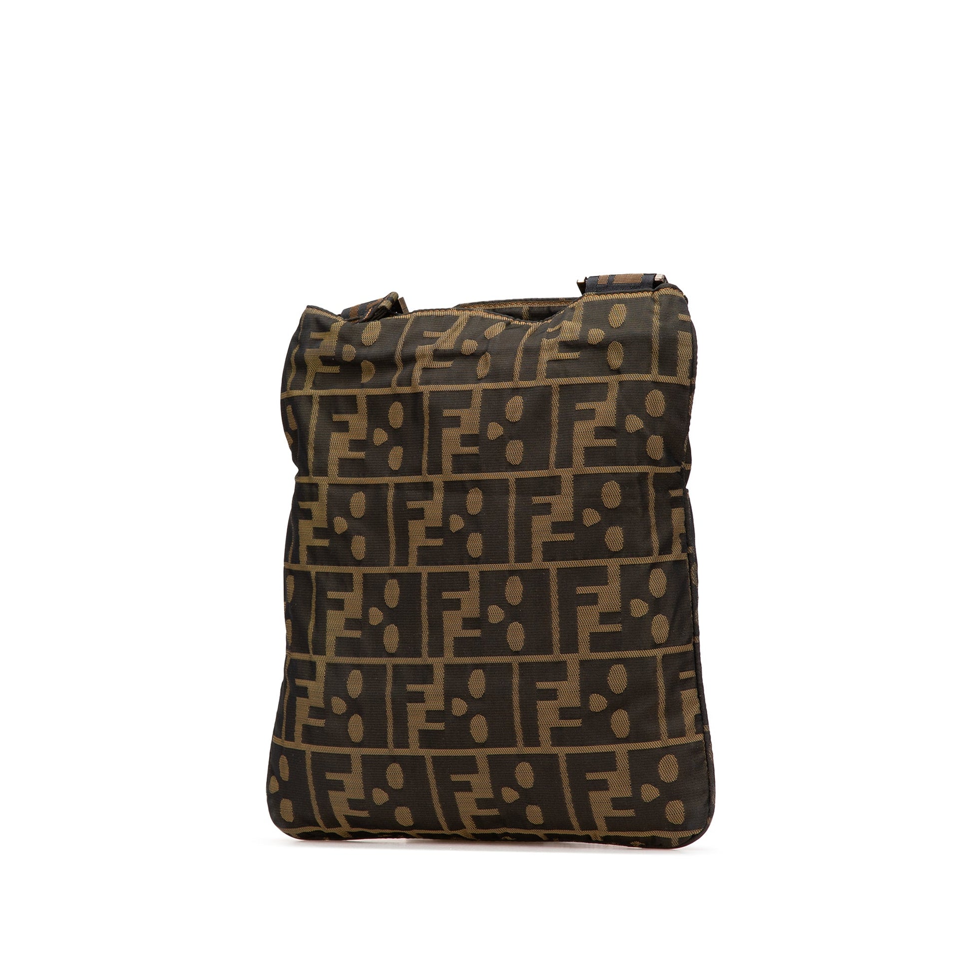 Fendi Zucca Canvas Skull Crossbody