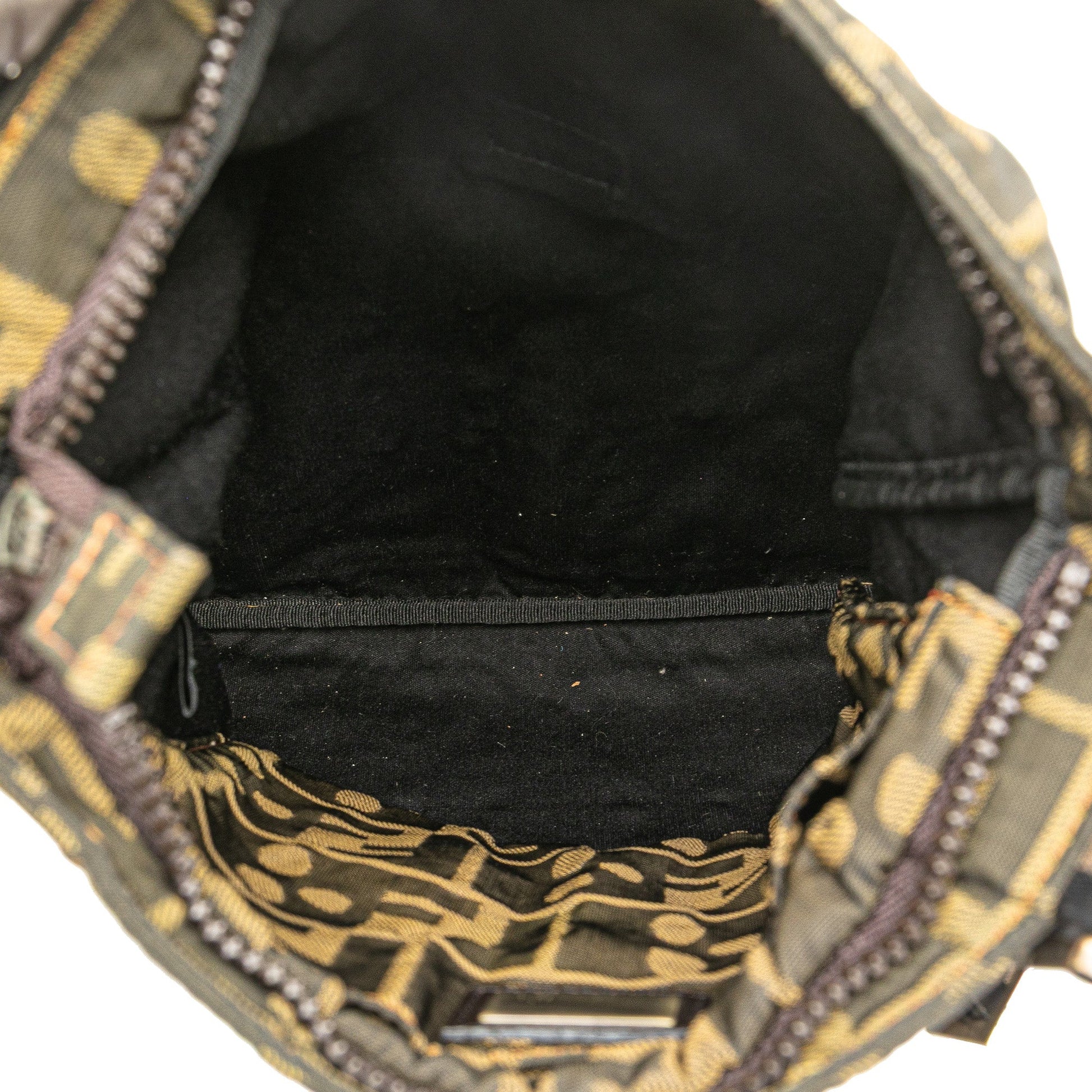 Fendi Zucca Canvas Skull Crossbody