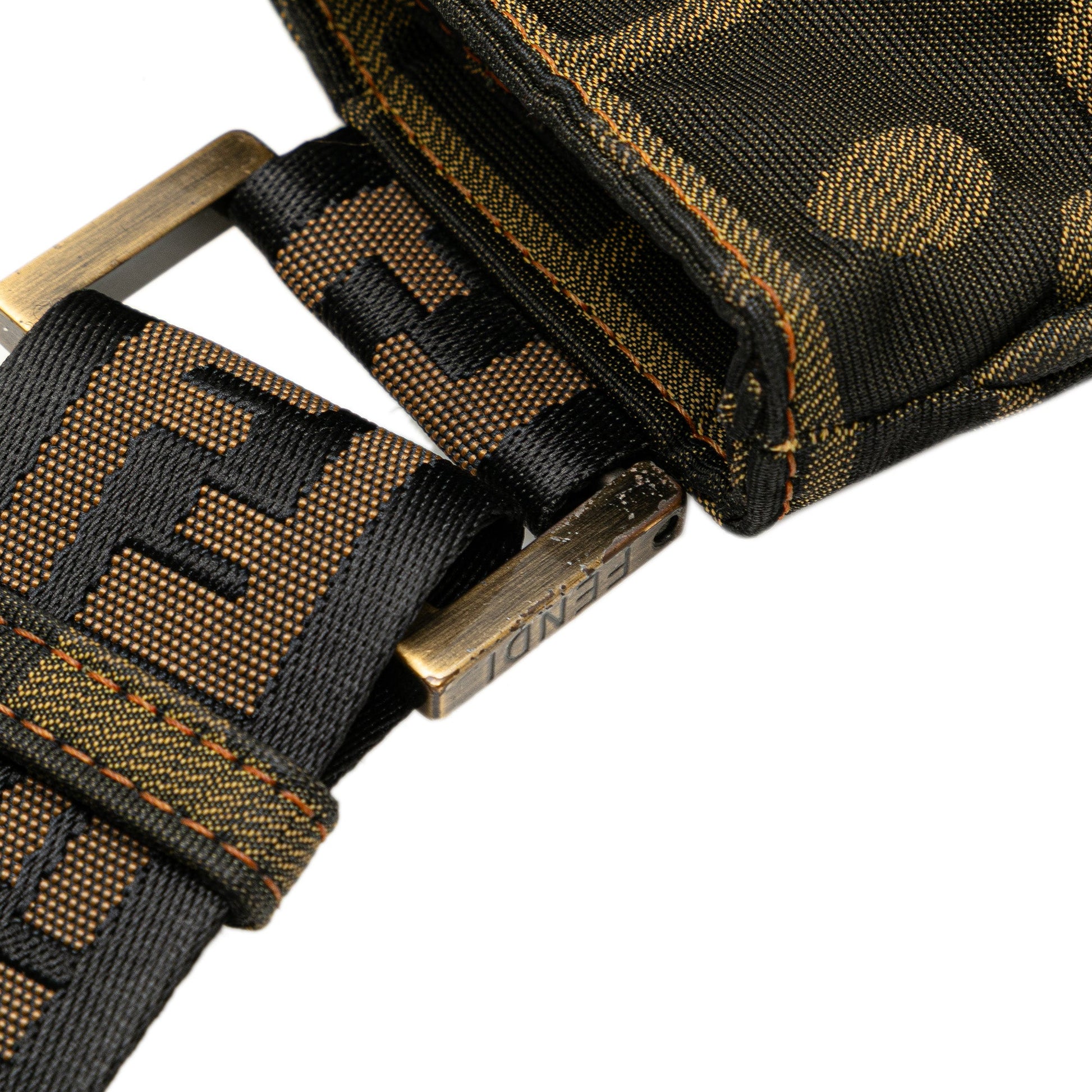 Fendi Zucca Canvas Skull Crossbody