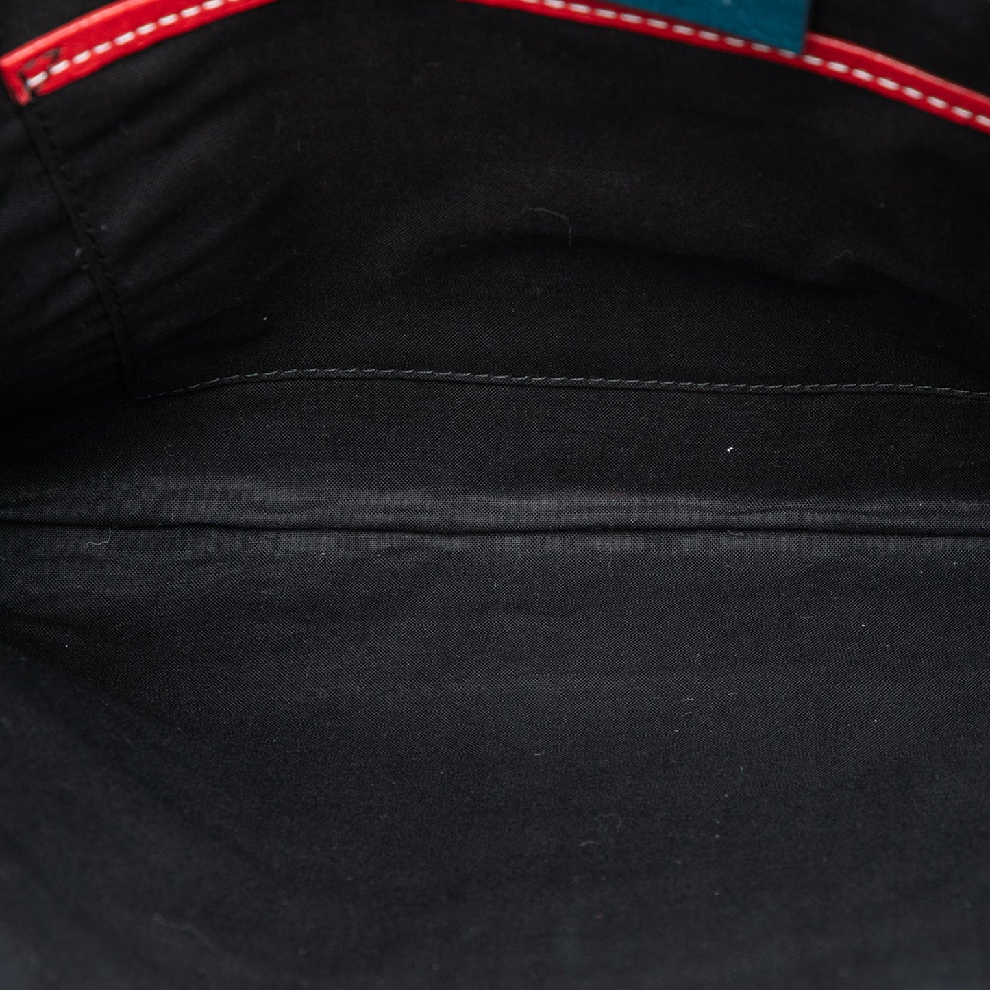 Balenciaga Lambskin Striped Bazar Clutch