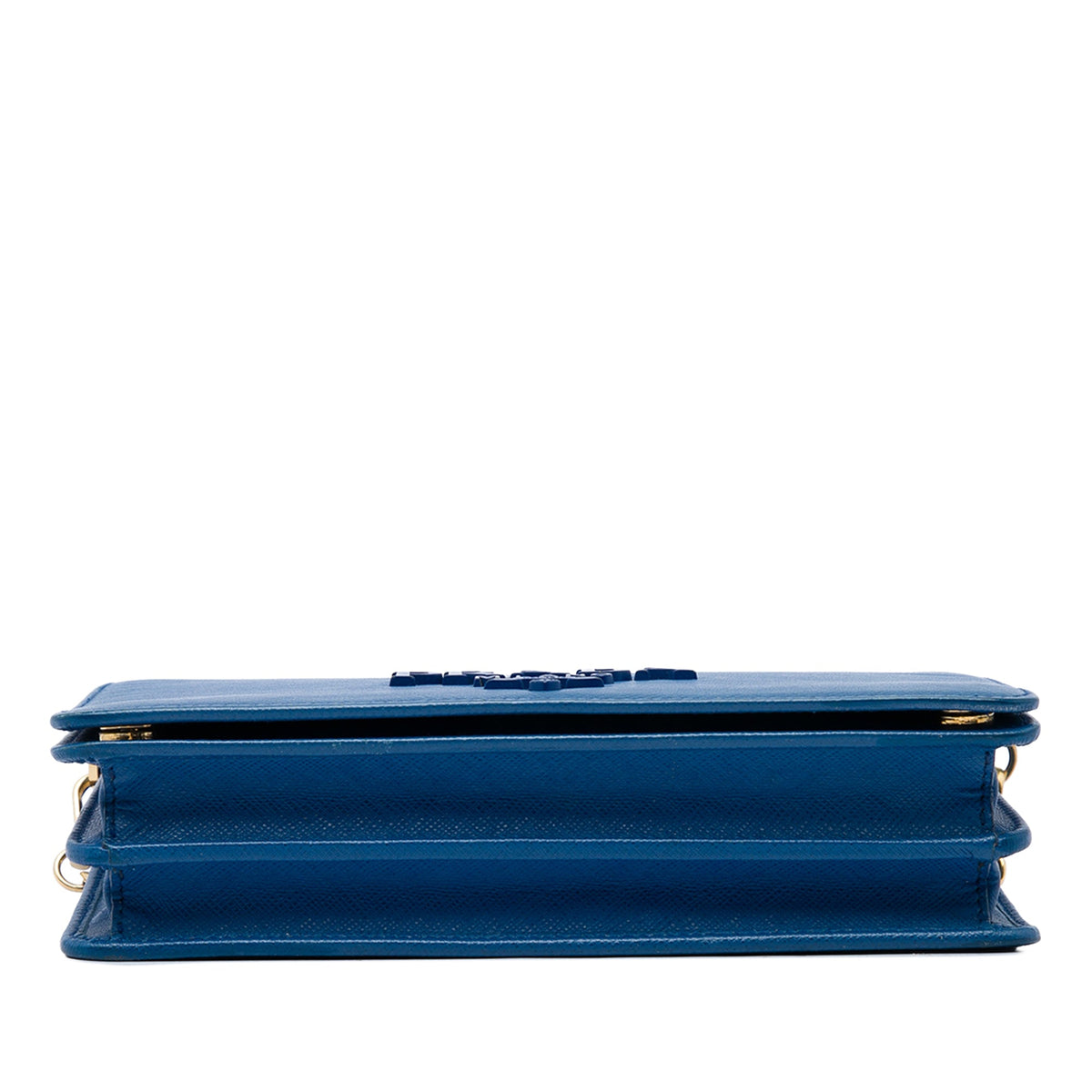 Prada Saffiano Lux Monochrome Wallet on Chain