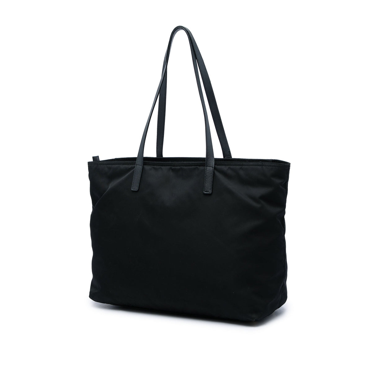 Prada Saffiano Trimmed Tessuto Robot Tote