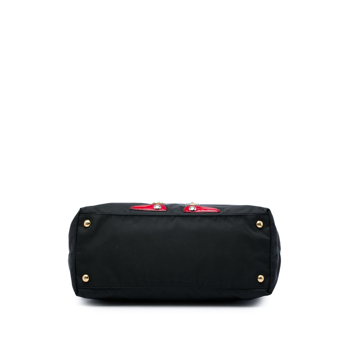 Prada Saffiano Trimmed Tessuto Robot Tote