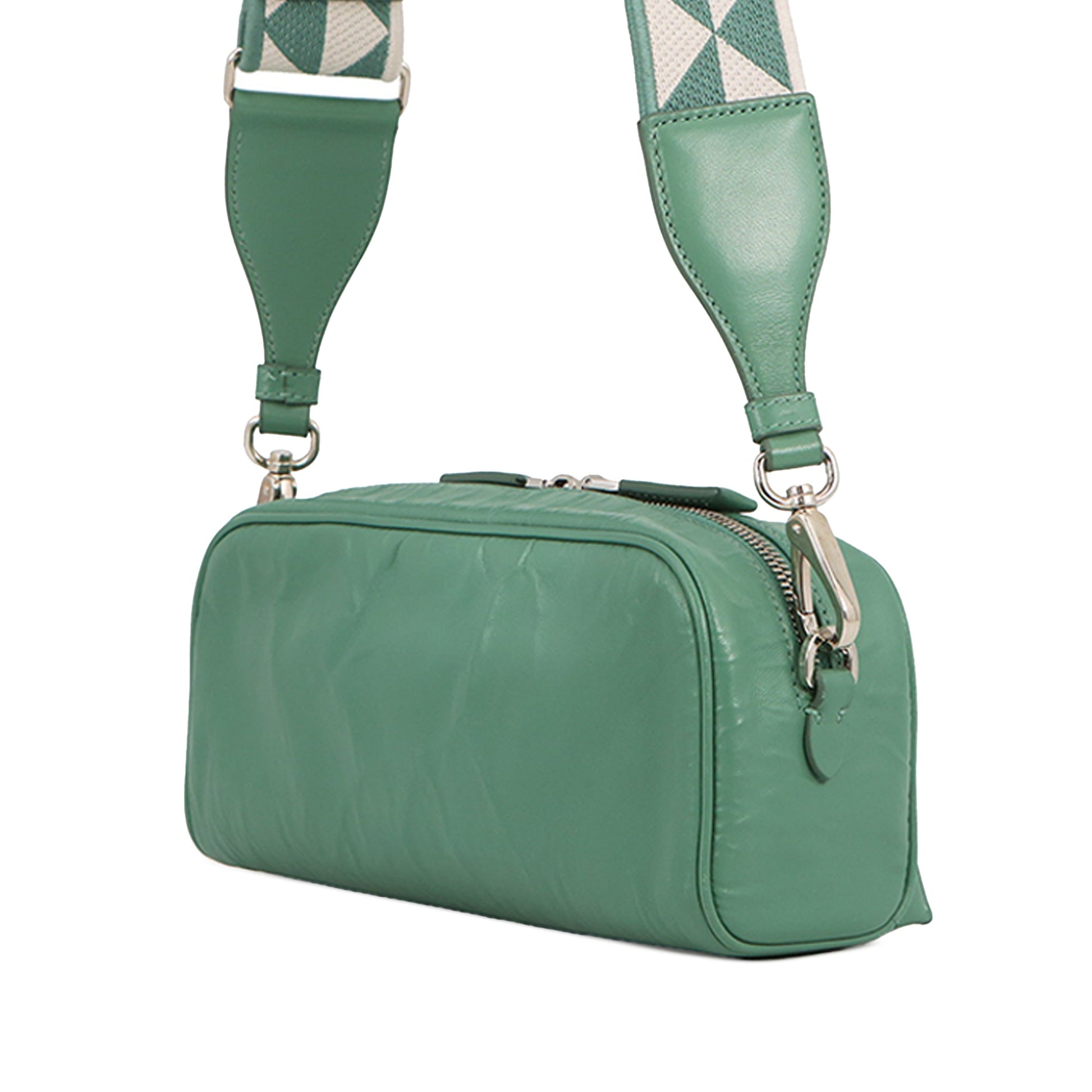 Prada Nappa Antique Multi Pocket Crossbody