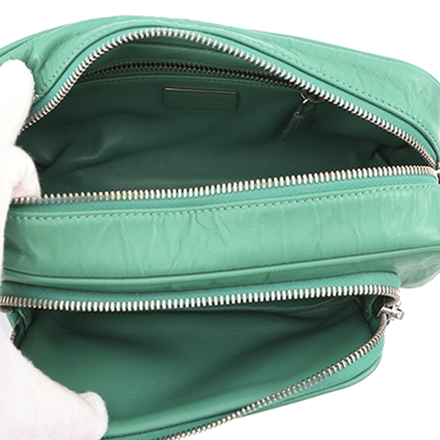 Prada Nappa Antique Multi Pocket Crossbody