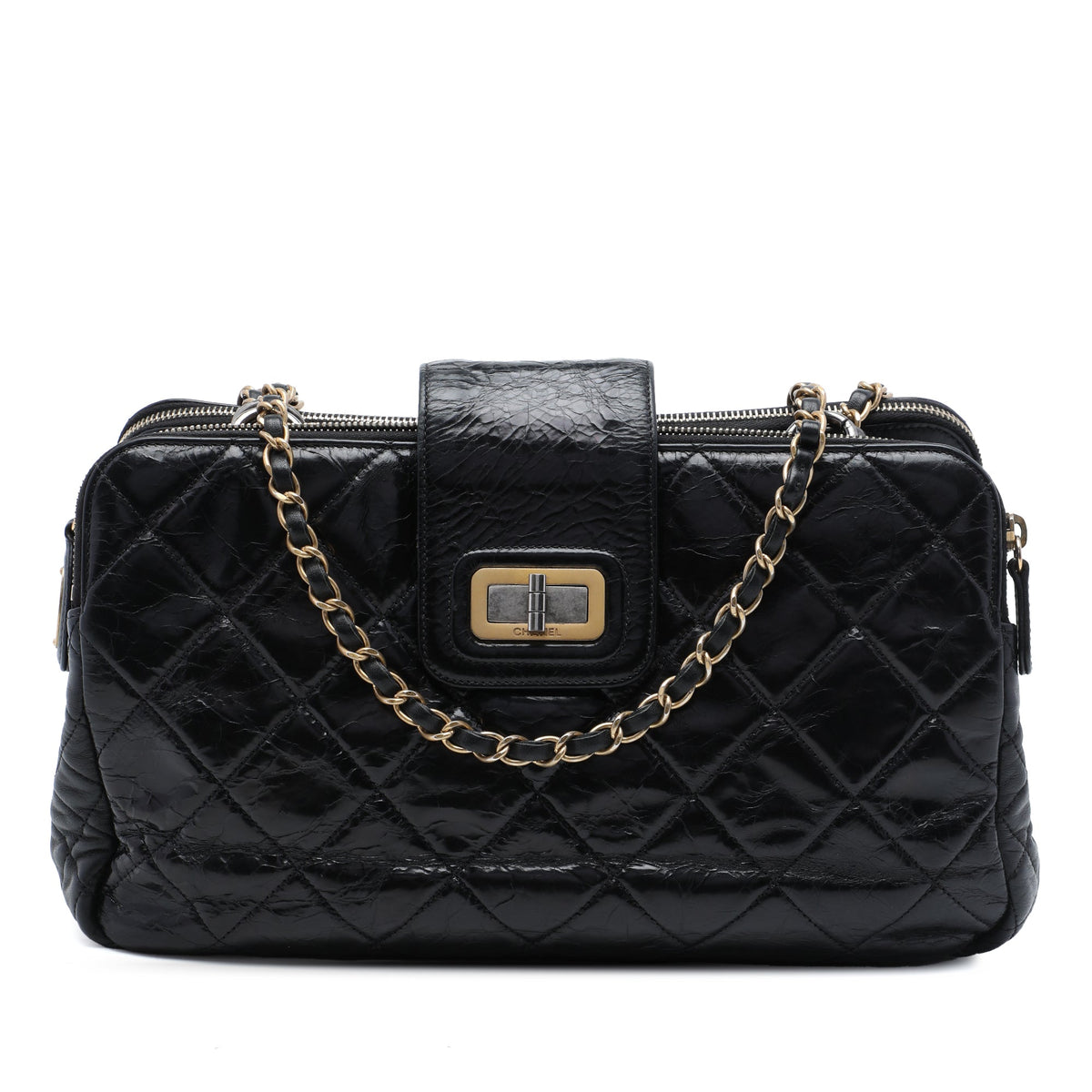 Chanel Glazed Crackled Calfskin Reissue Tote