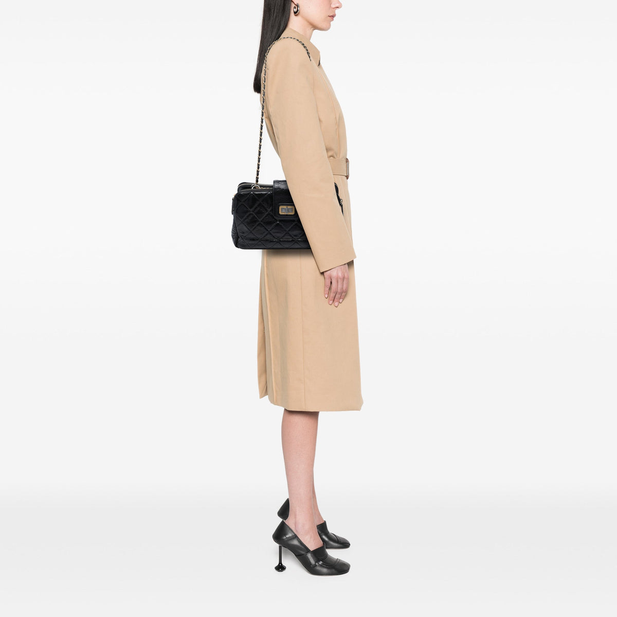Chanel Glazed Crackled Calfskin Reissue Tote