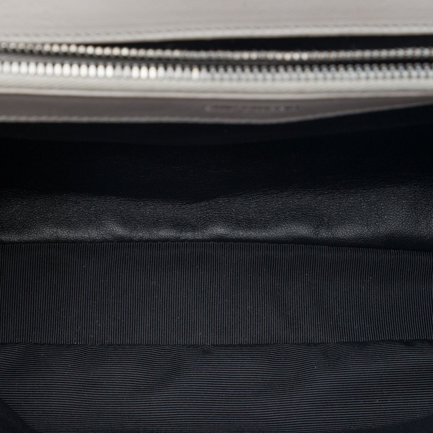 Saint Laurent Large Chevron Sheepskin Monogram College Satchel