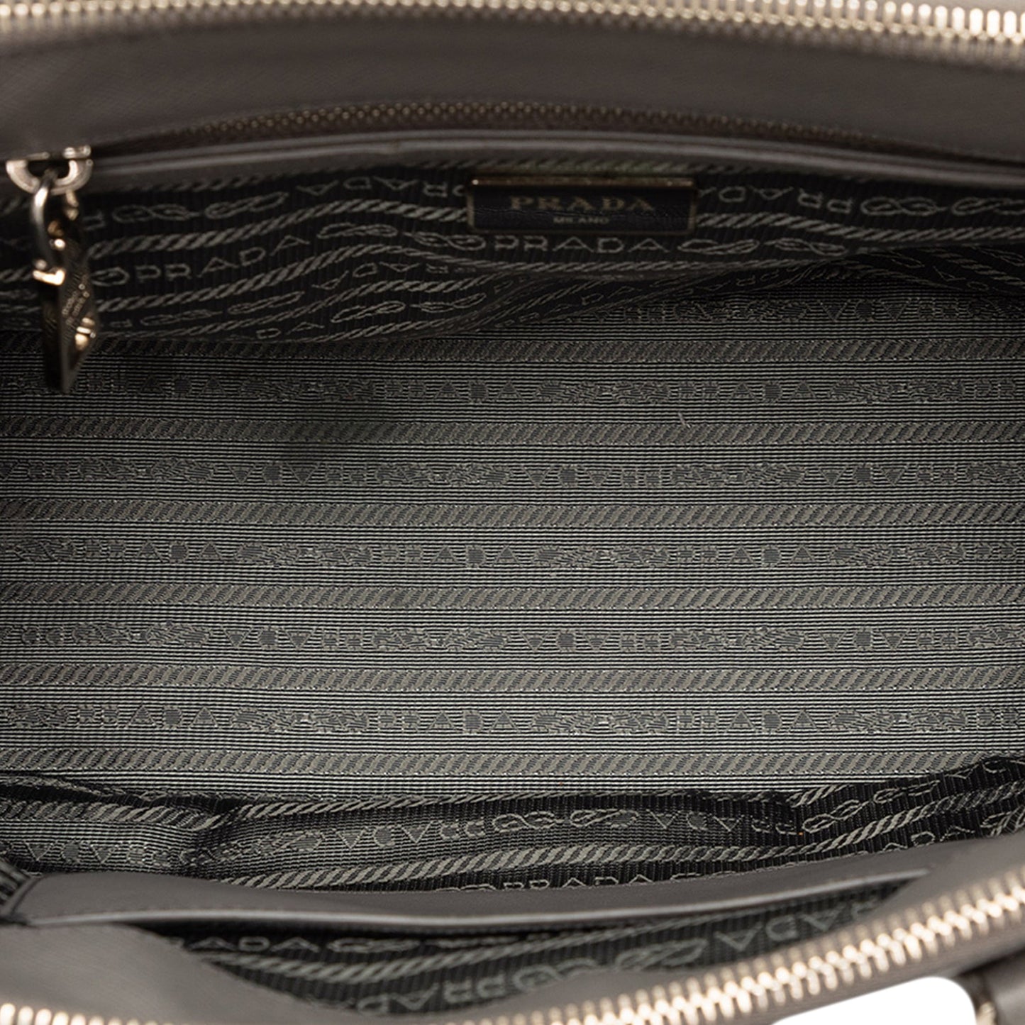 Prada Medium Saffiano Lux Galleria Double Zip Satchel