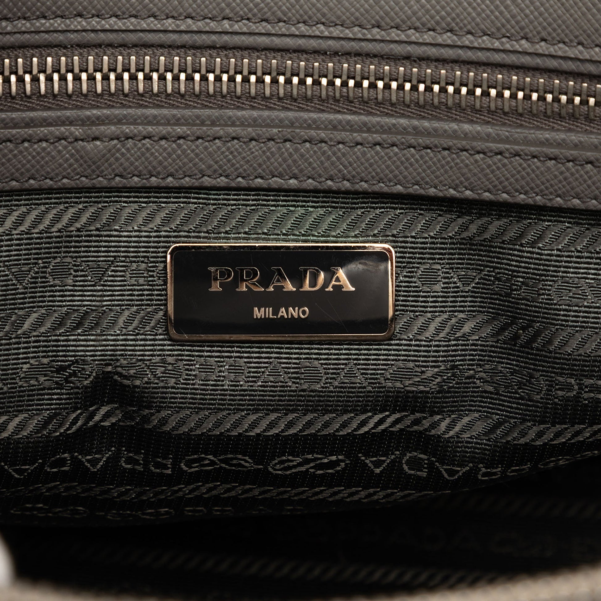Prada Medium Saffiano Lux Galleria Double Zip Satchel