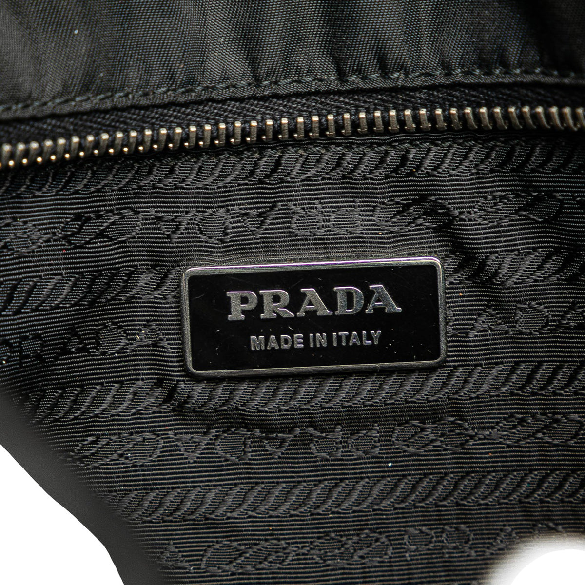Prada Spazzolato Trimmed Tessuto Tote