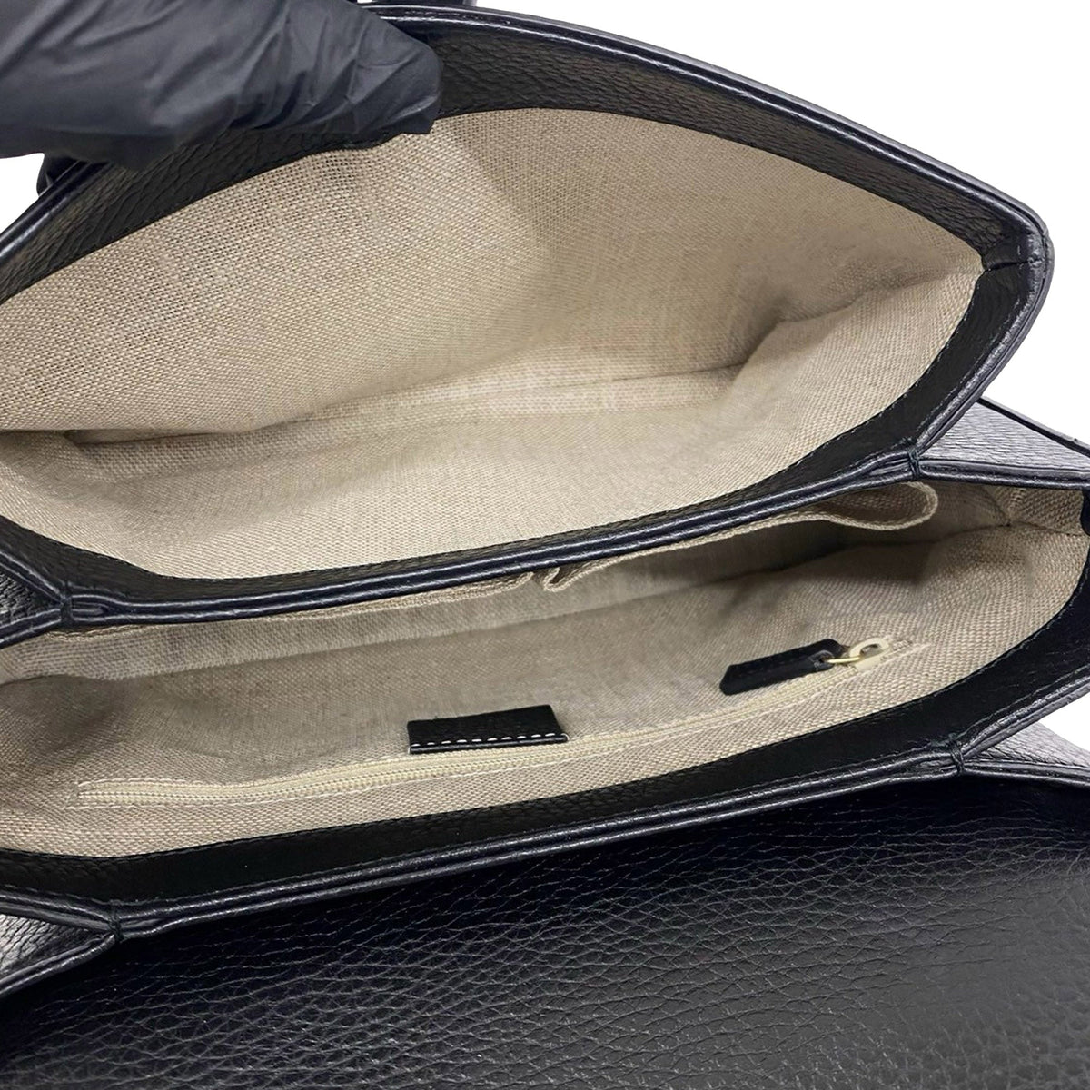 Gucci Small Dollar Calf Interlocking G Satchel