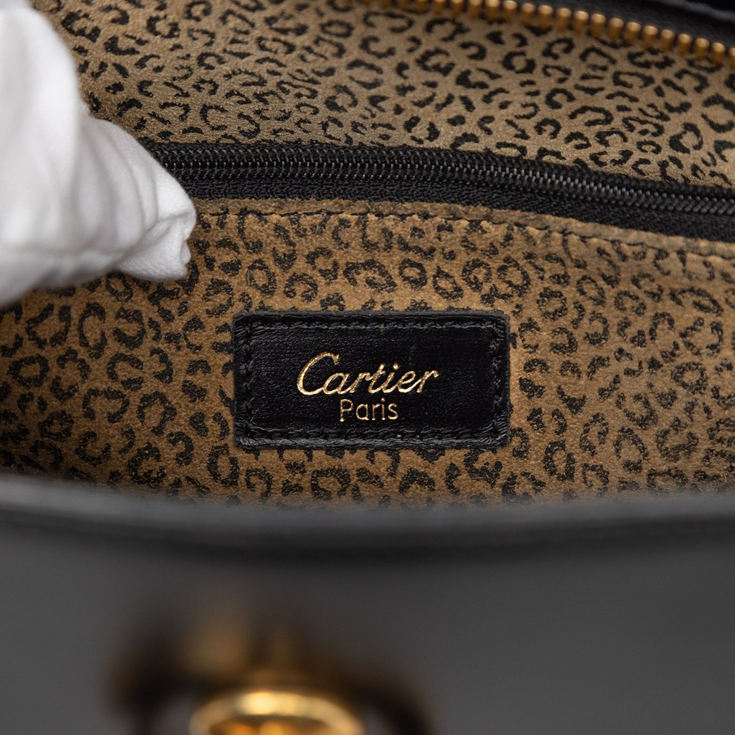 Cartier Leather Panthere Tote