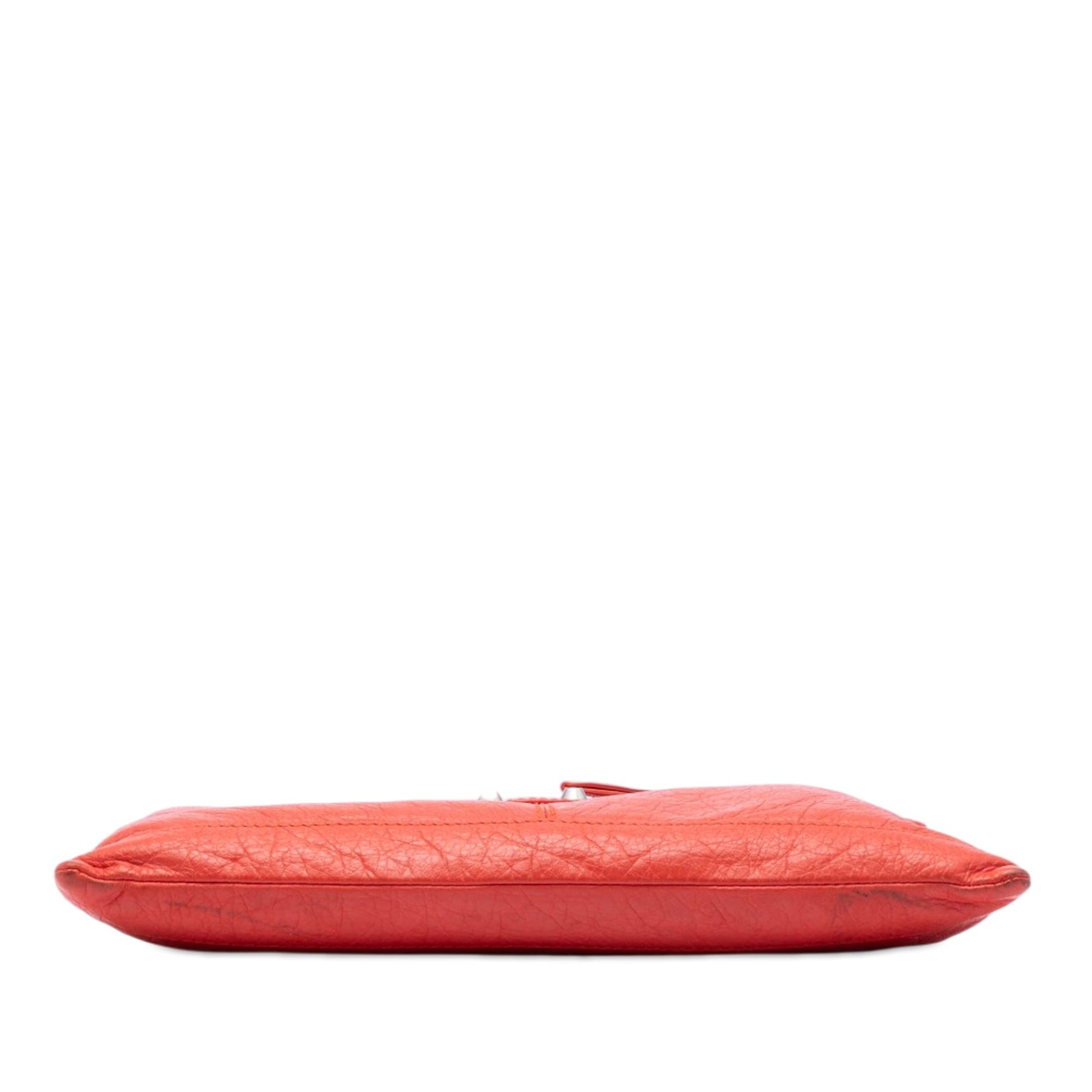 Balenciaga Lambskin Motocross Classic Clip M Clutch
