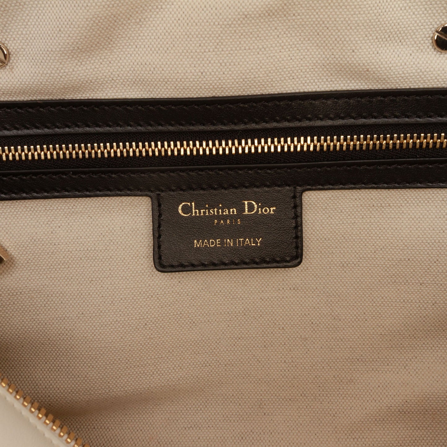 Dior Medium Leather Cannage Dior Vibe Zip Bowling Bag