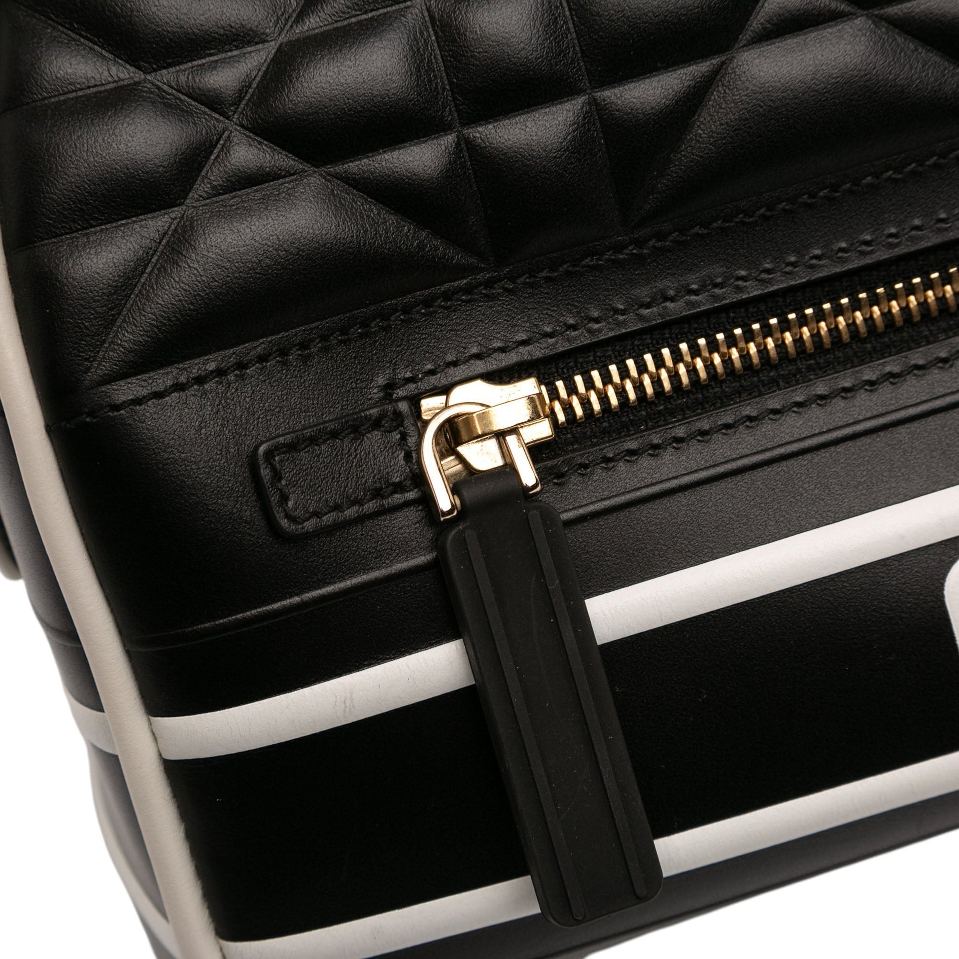 Dior Medium Leather Cannage Dior Vibe Zip Bowling Bag