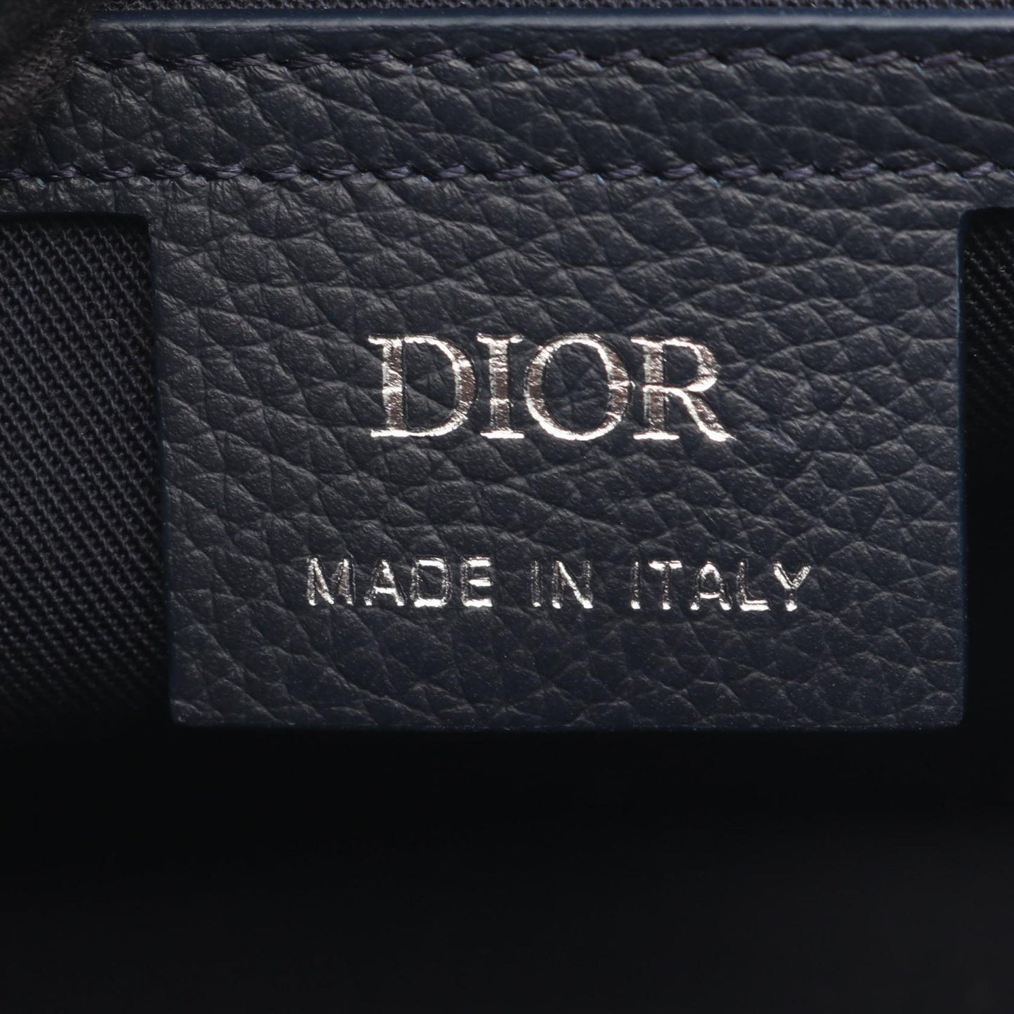 Dior Mini Oblique Canvas Saddle Buckle Messenger Bag