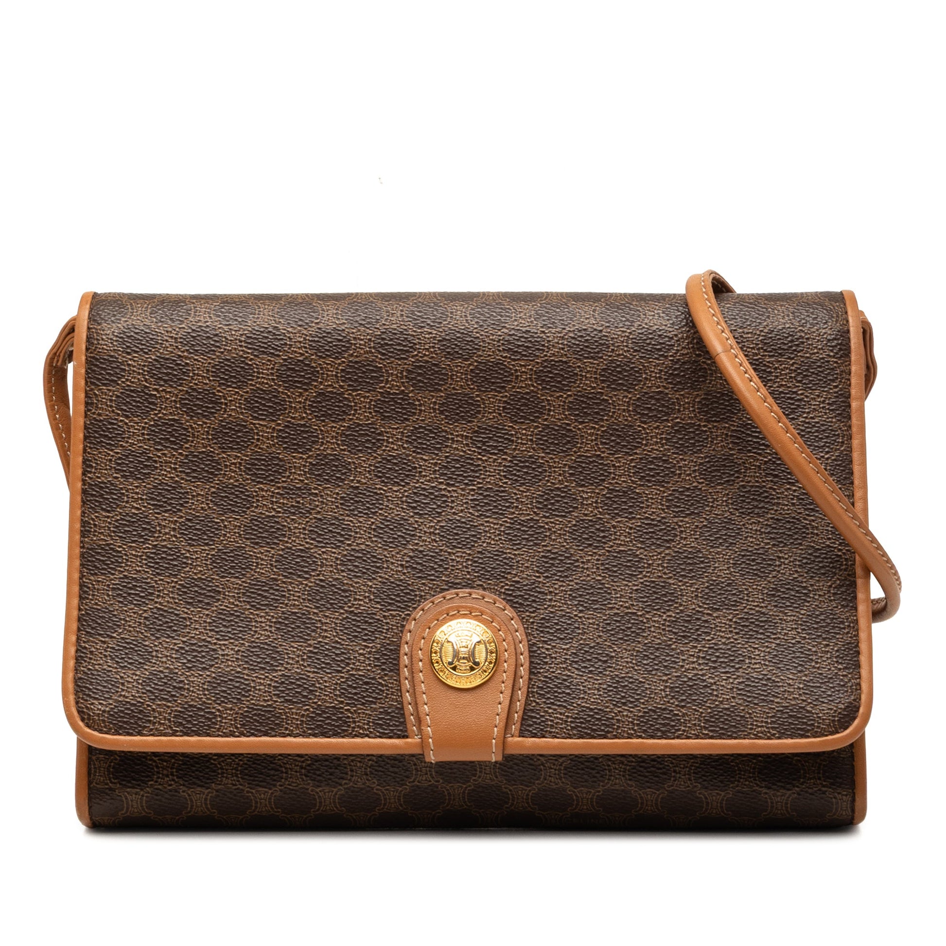 Celine Macadam Coated Canvas Crossbody