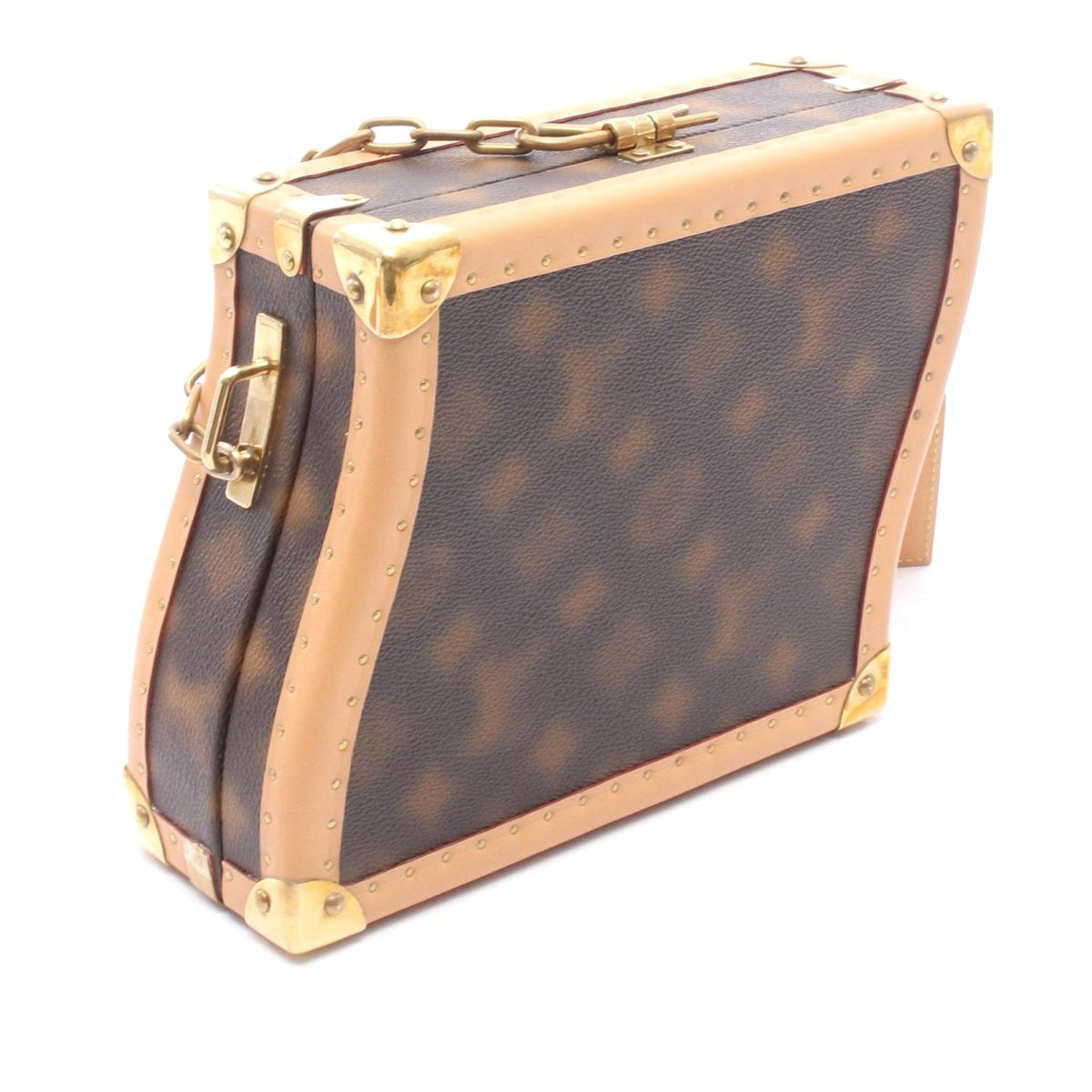 Louis Vuitton Monogram Blurry Wavy Clutch Box with Strap