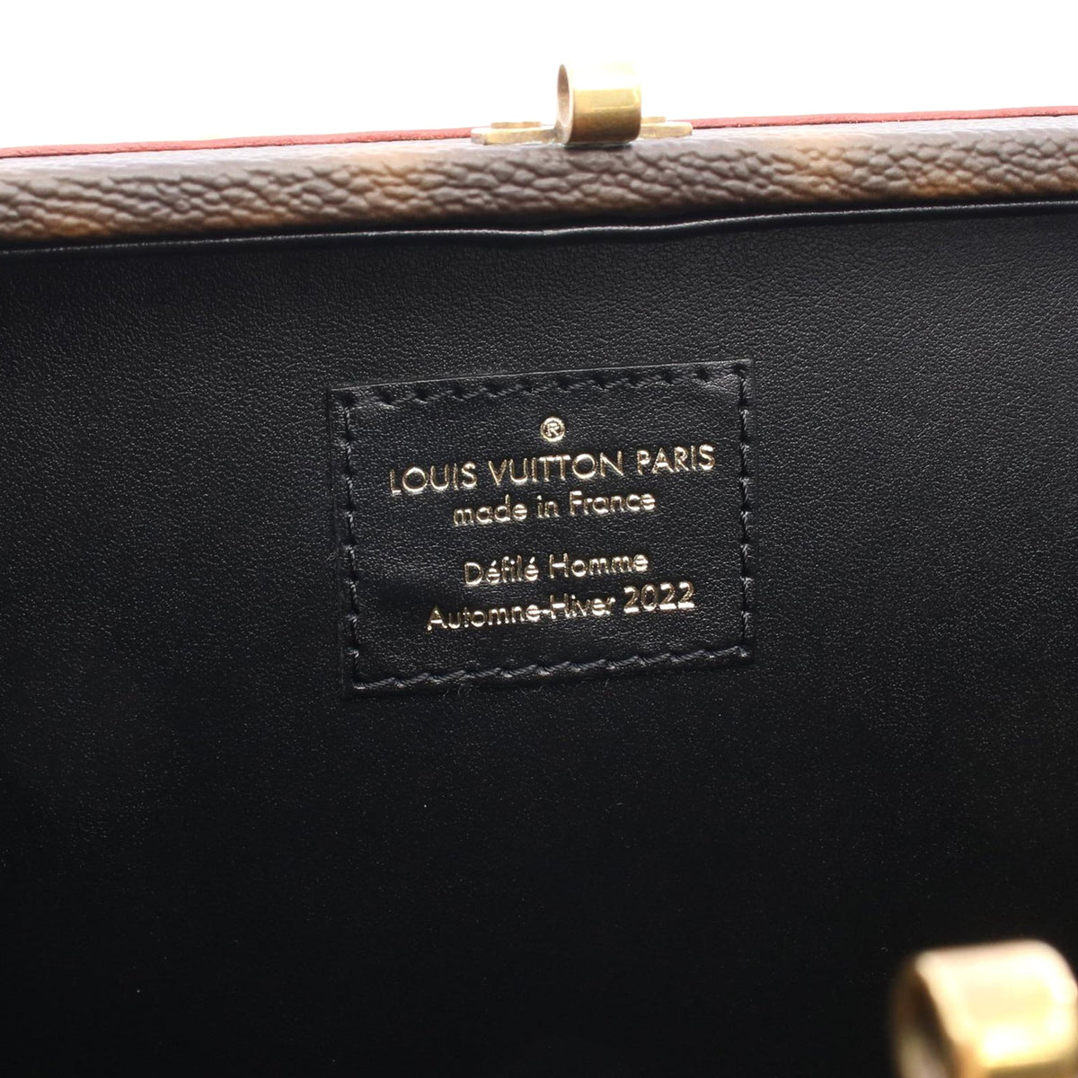 Louis Vuitton Monogram Blurry Wavy Clutch Box with Strap