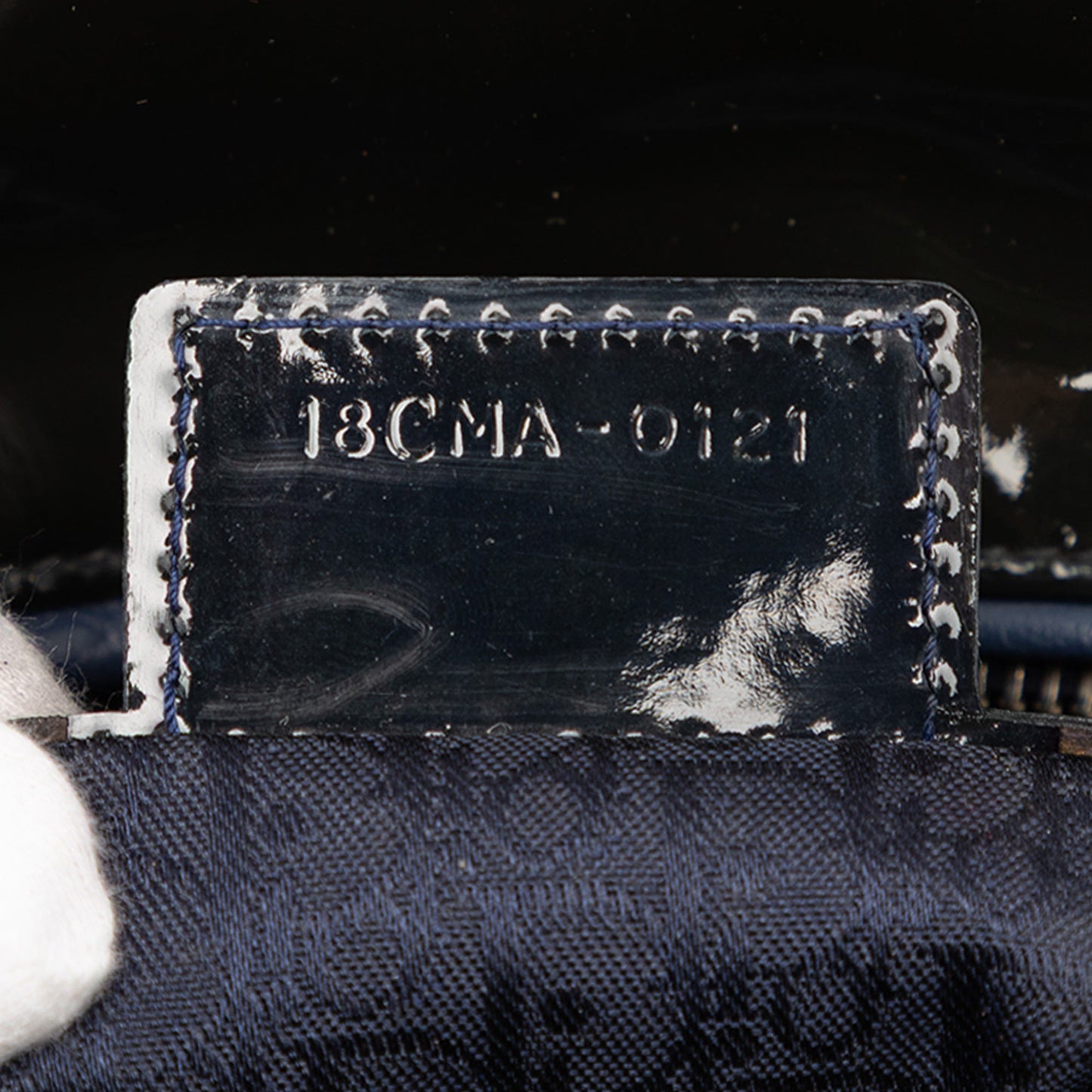 Dior Large Patent Cannage Lady Dior